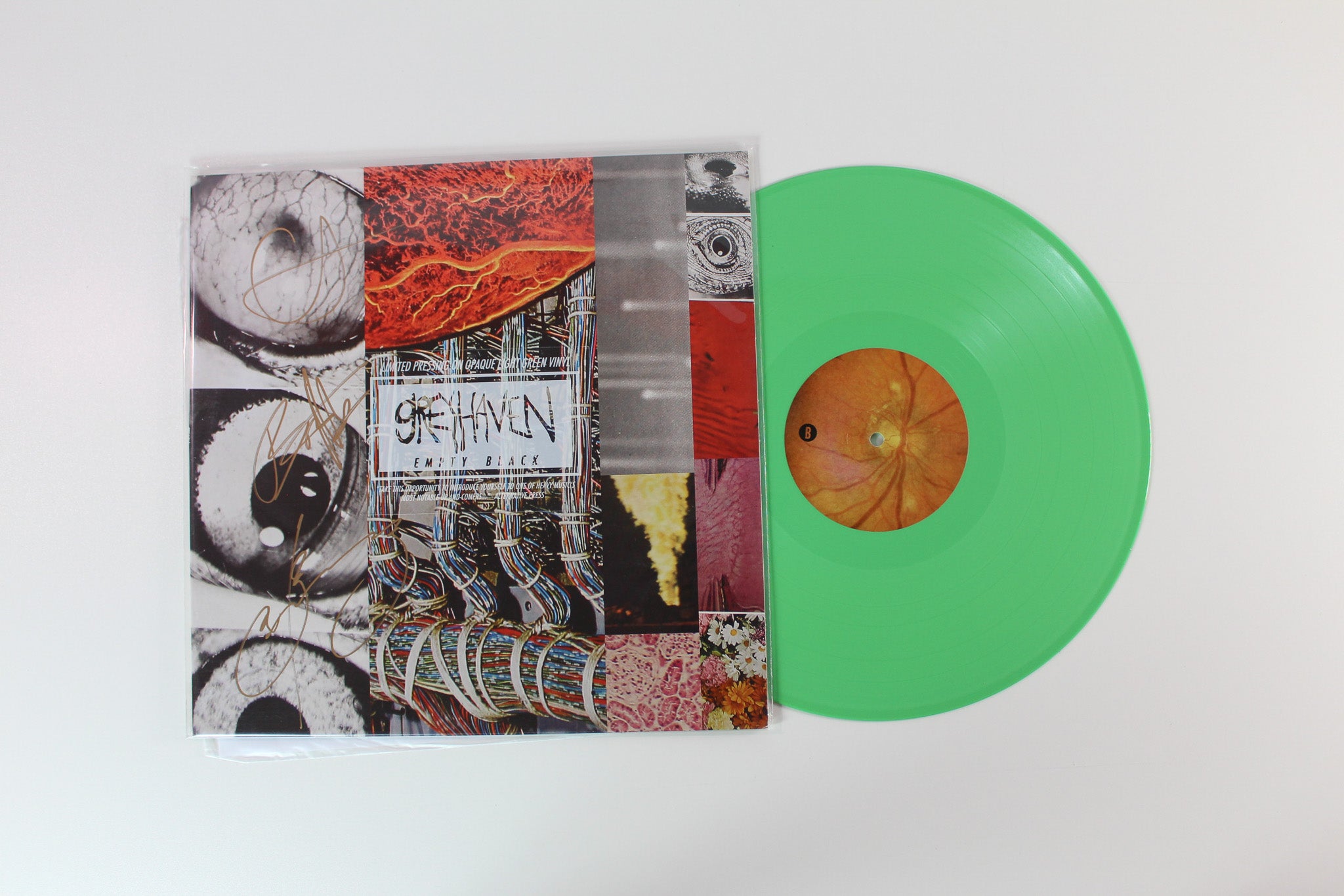 Greyhaven - Empty Black on Equal Vision Opaque Light Green Tour Exclusive