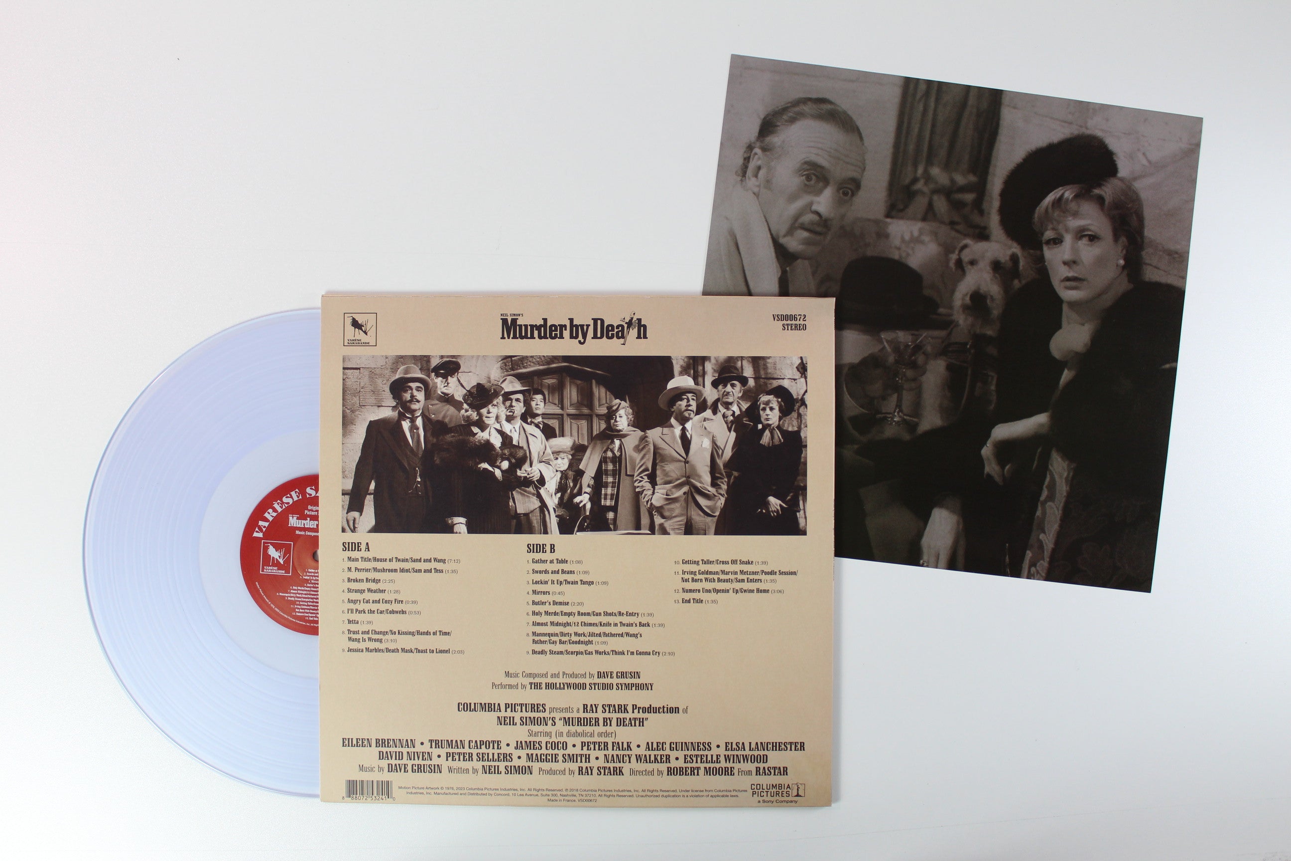 Dave Grusin - Murder By Death on Varèse Sarabande - Clear Vinyl