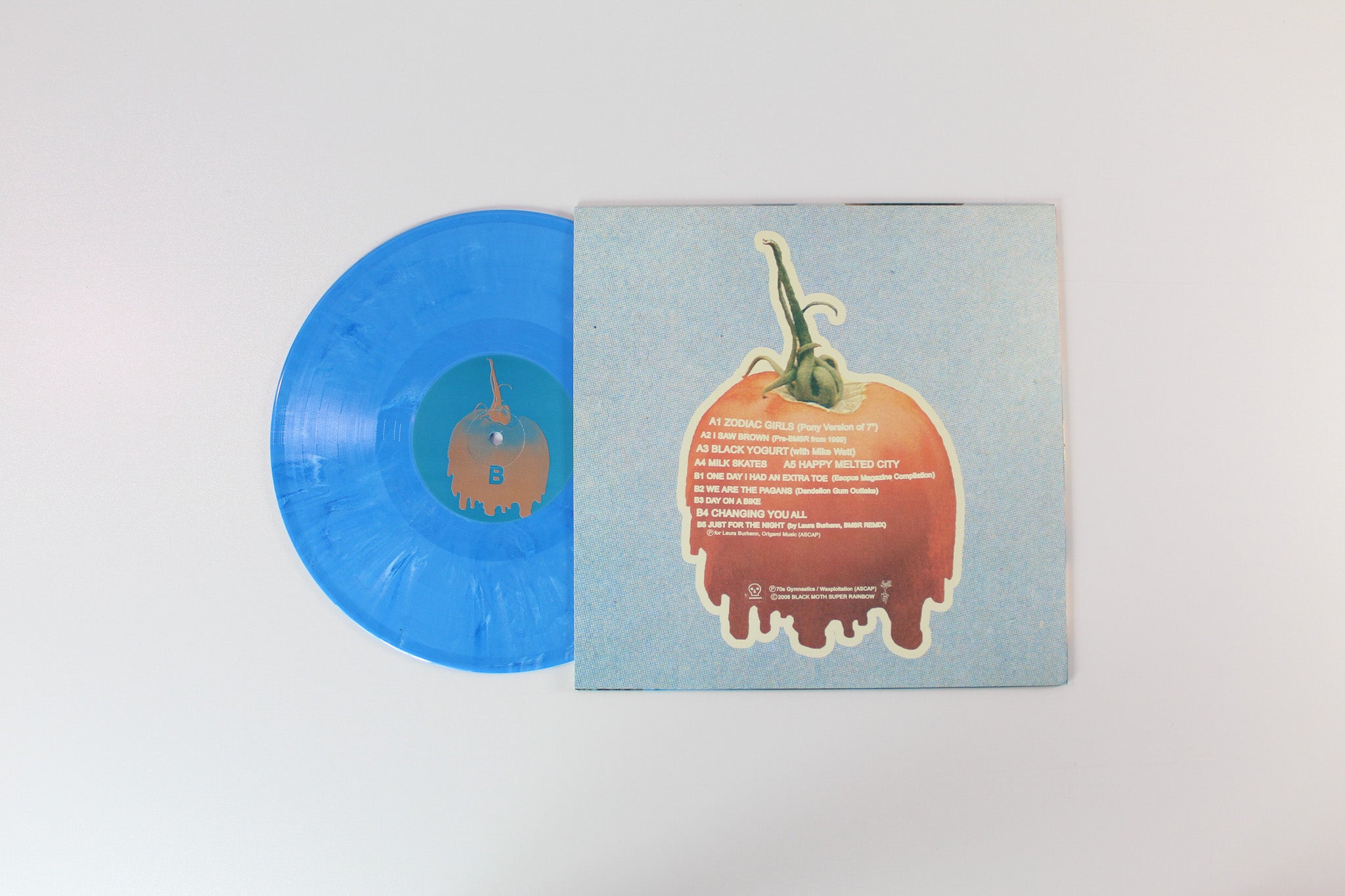 Black Moth Super Rainbow - Drippers on Graveface Ltd 10" EP Marbled Baby Blue Vinyl