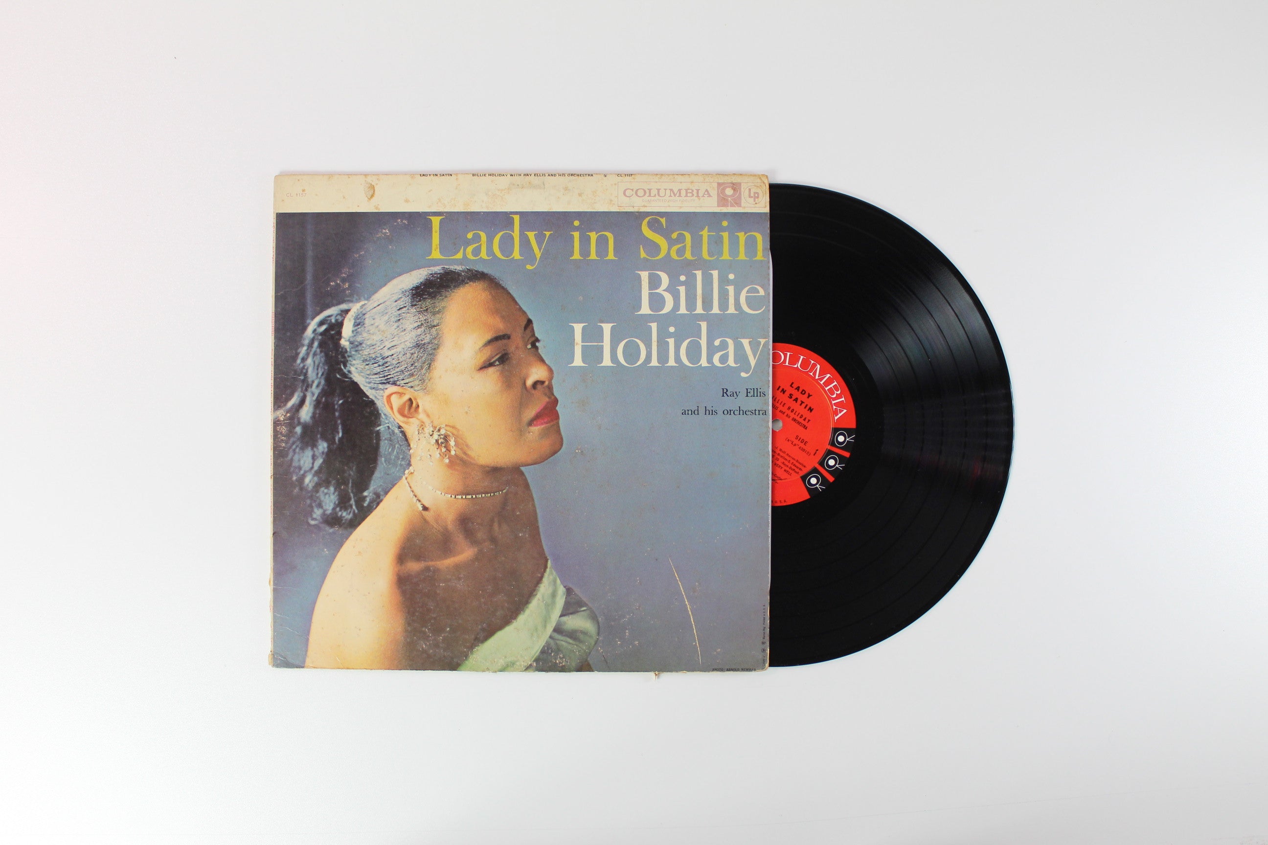Billie Holiday, Ray Ellis And His Orchestra - Lady In Satin on Columbia - Mono 6 Eye