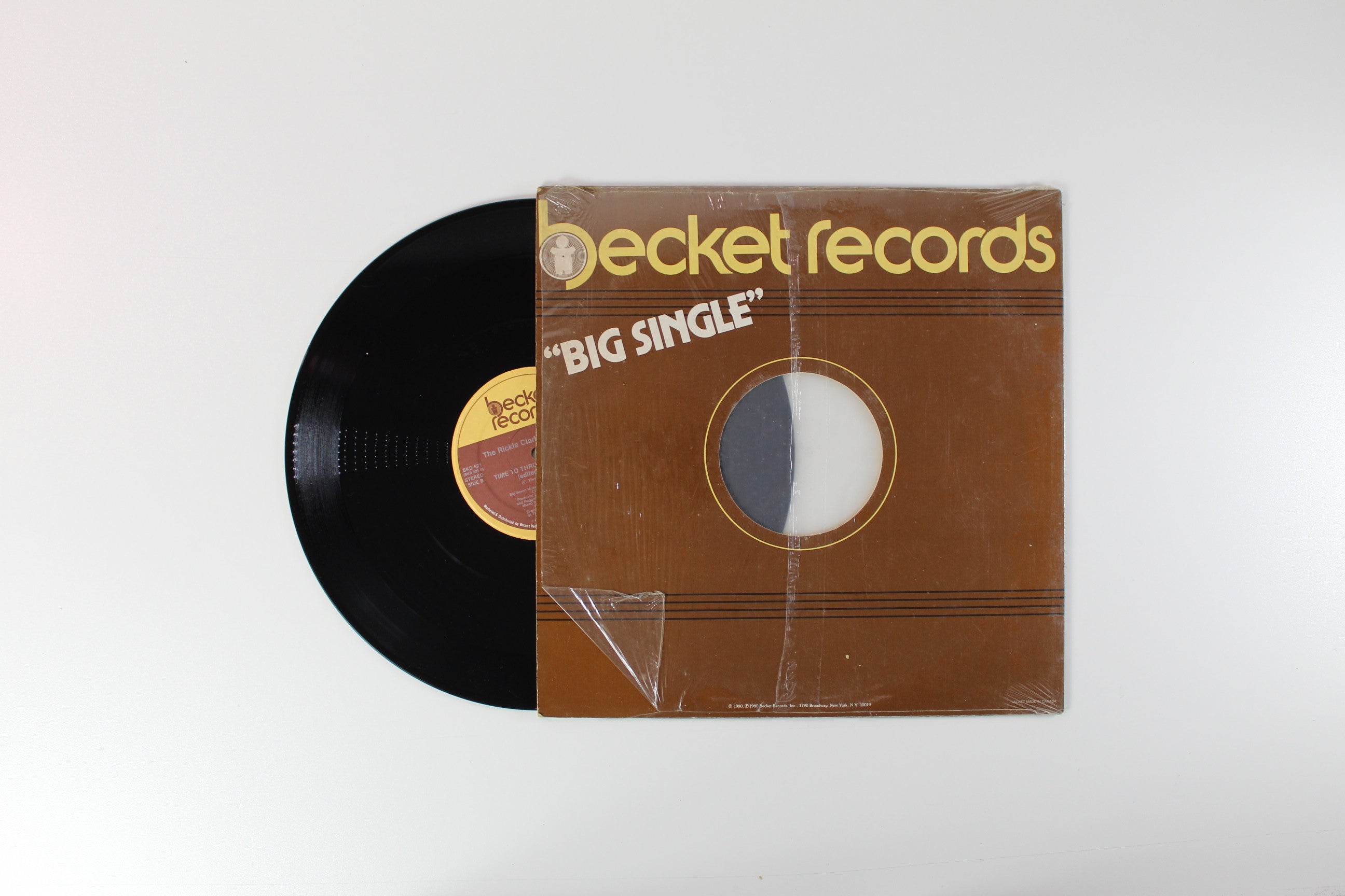 The Rickie Clark Company - Time To Throw Down on Becket Records - 12" Single