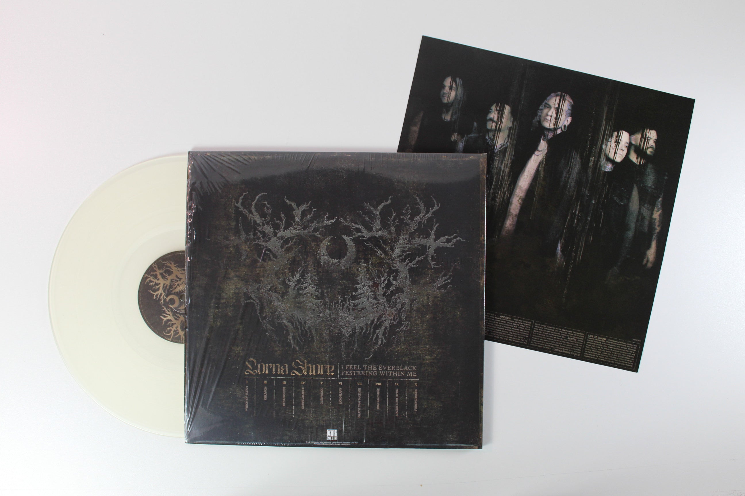 Lorna Shore - I Feel The Everblack Festering Within Me on Century Media Translucent Milky Clear
