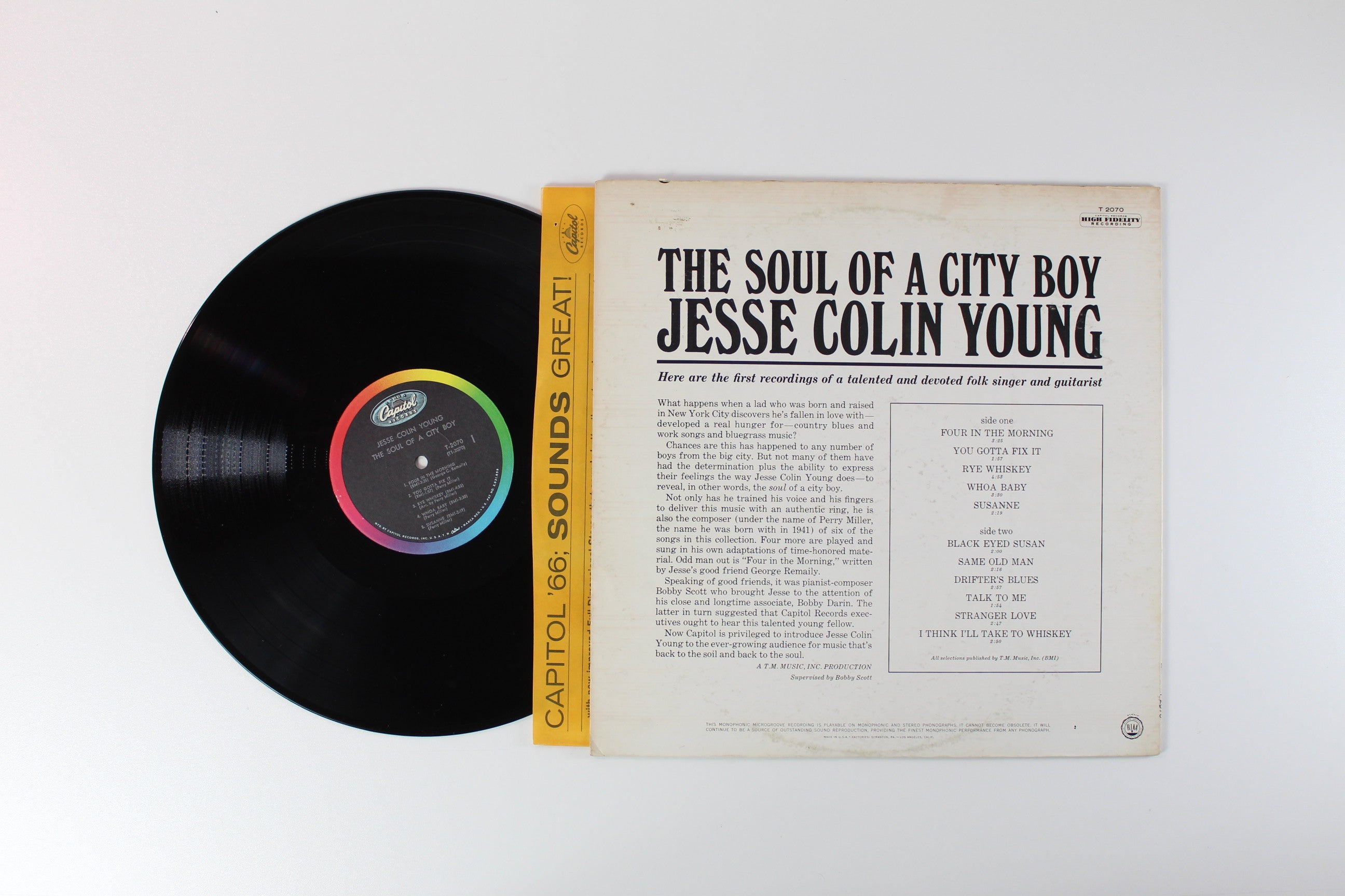 Jesse Colin Young - The Soul Of A City Boy on Capitol Records
