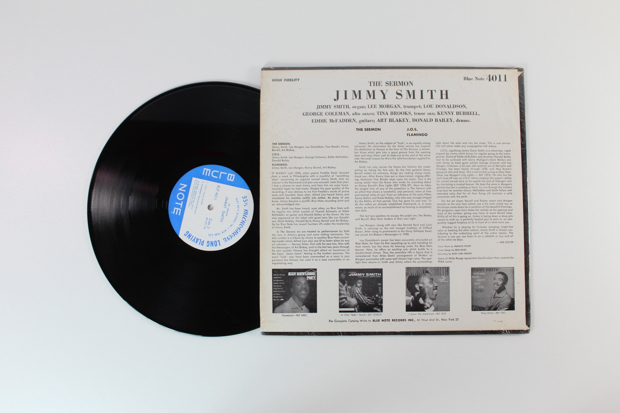 Jimmy Smith - The Sermon! on Blue Note NY USA Mispress Reissue
