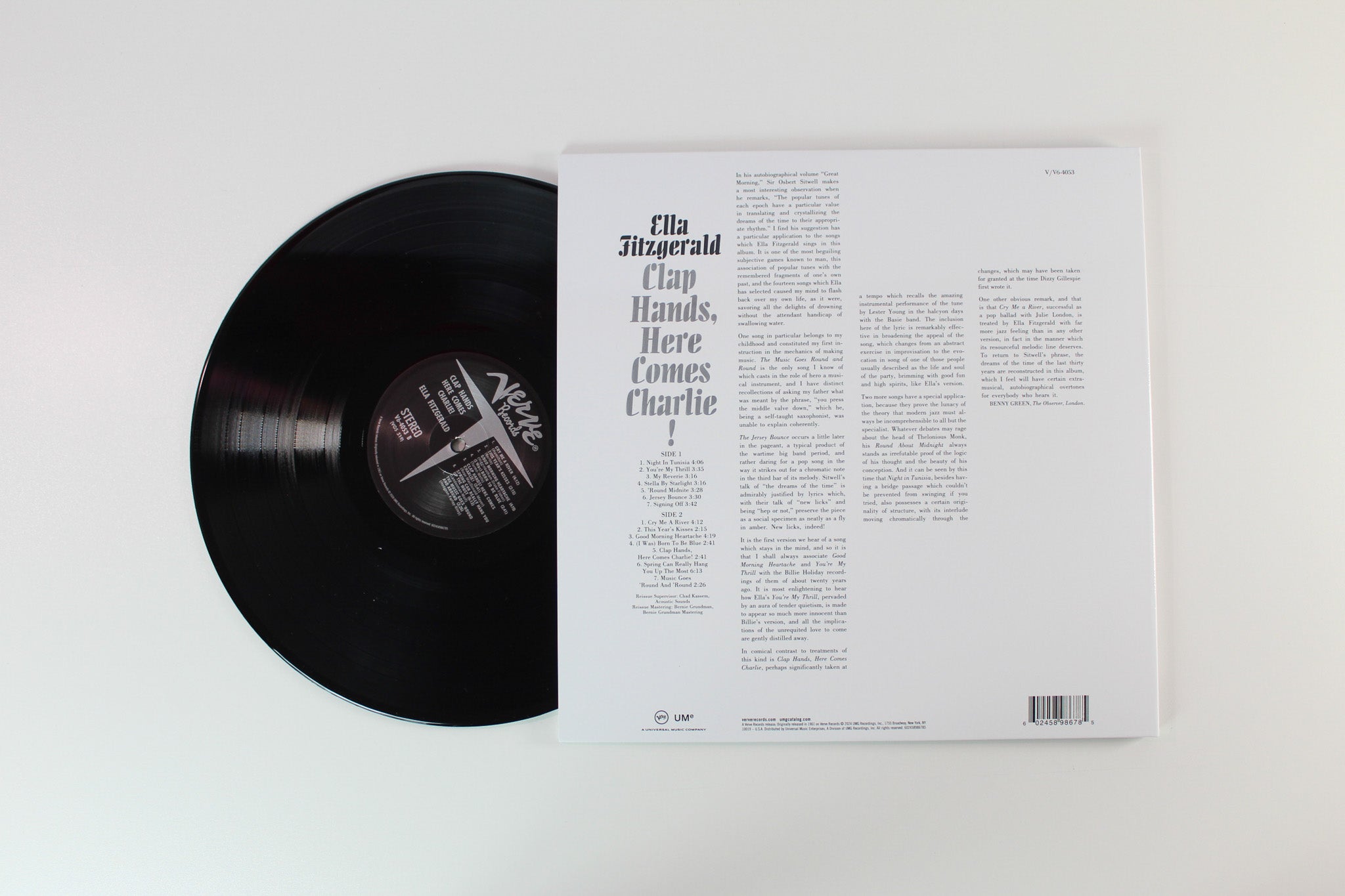 Ella Fitzgerald - Clap Hands, Here Comes Charlie! on Verve Acoustic Sounds Series Reissue