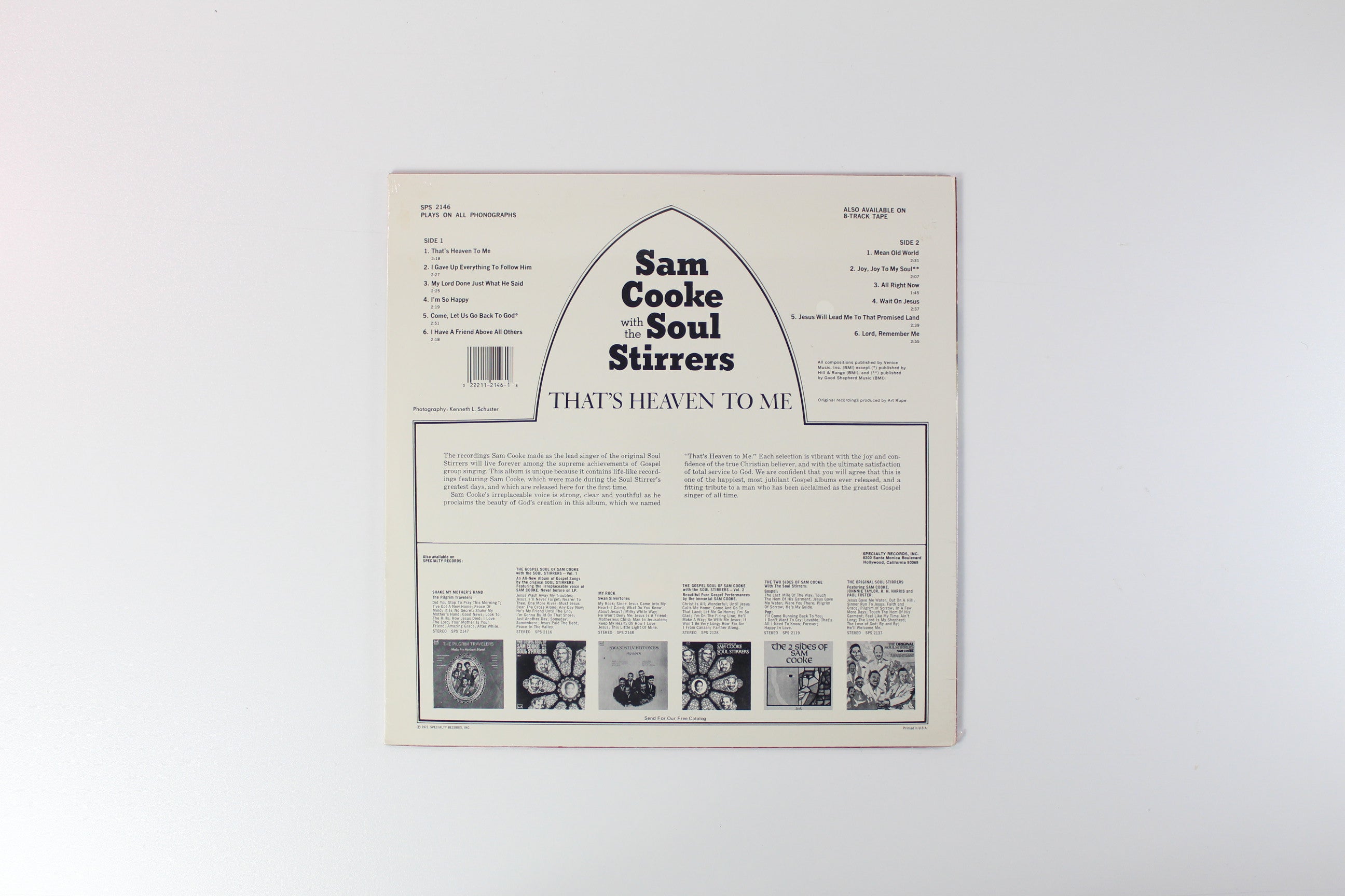 Sam Cooke, The Soul Stirrers - That's Heaven To Me on Specialty Sealed