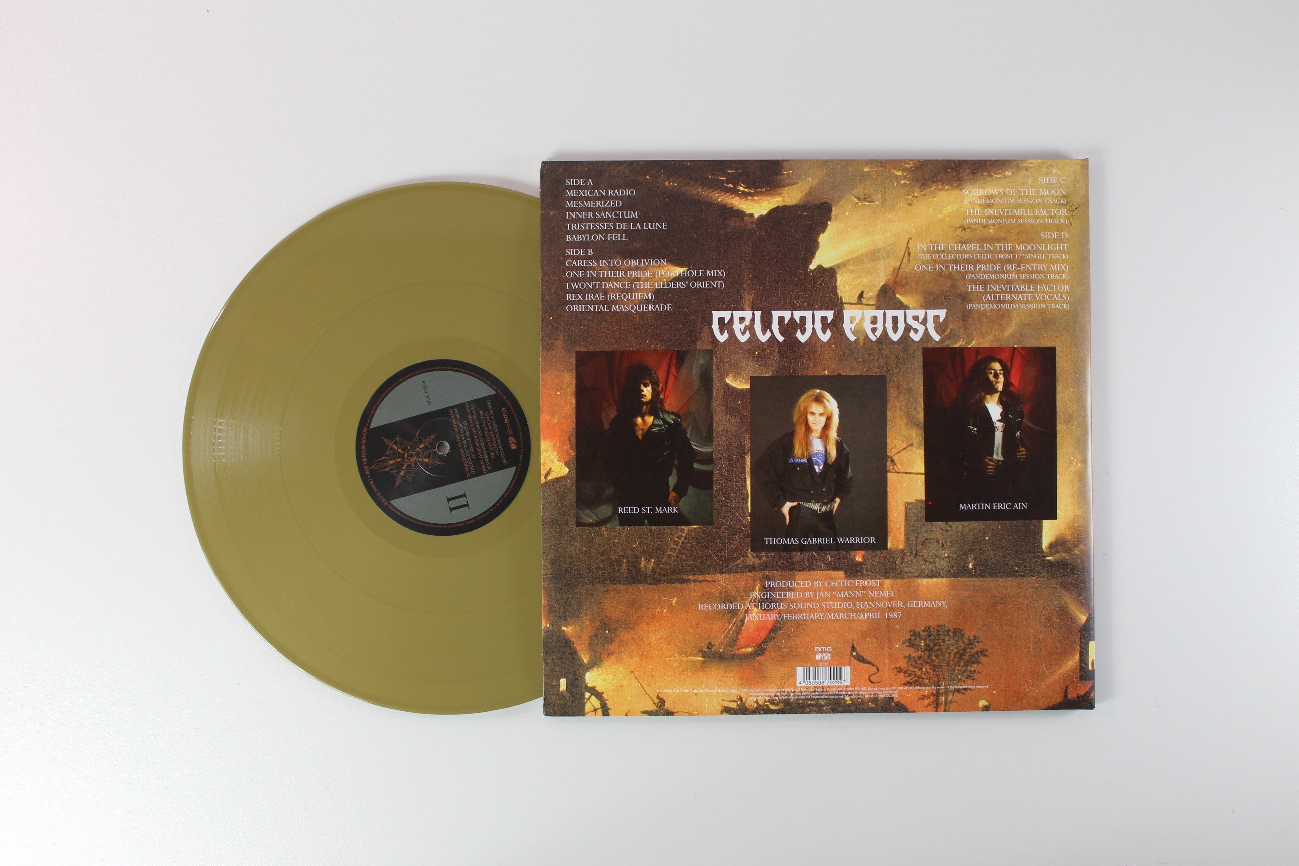 Celtic Frost - Into The Pandemonium on Noise Gold Vinyl Reissue
