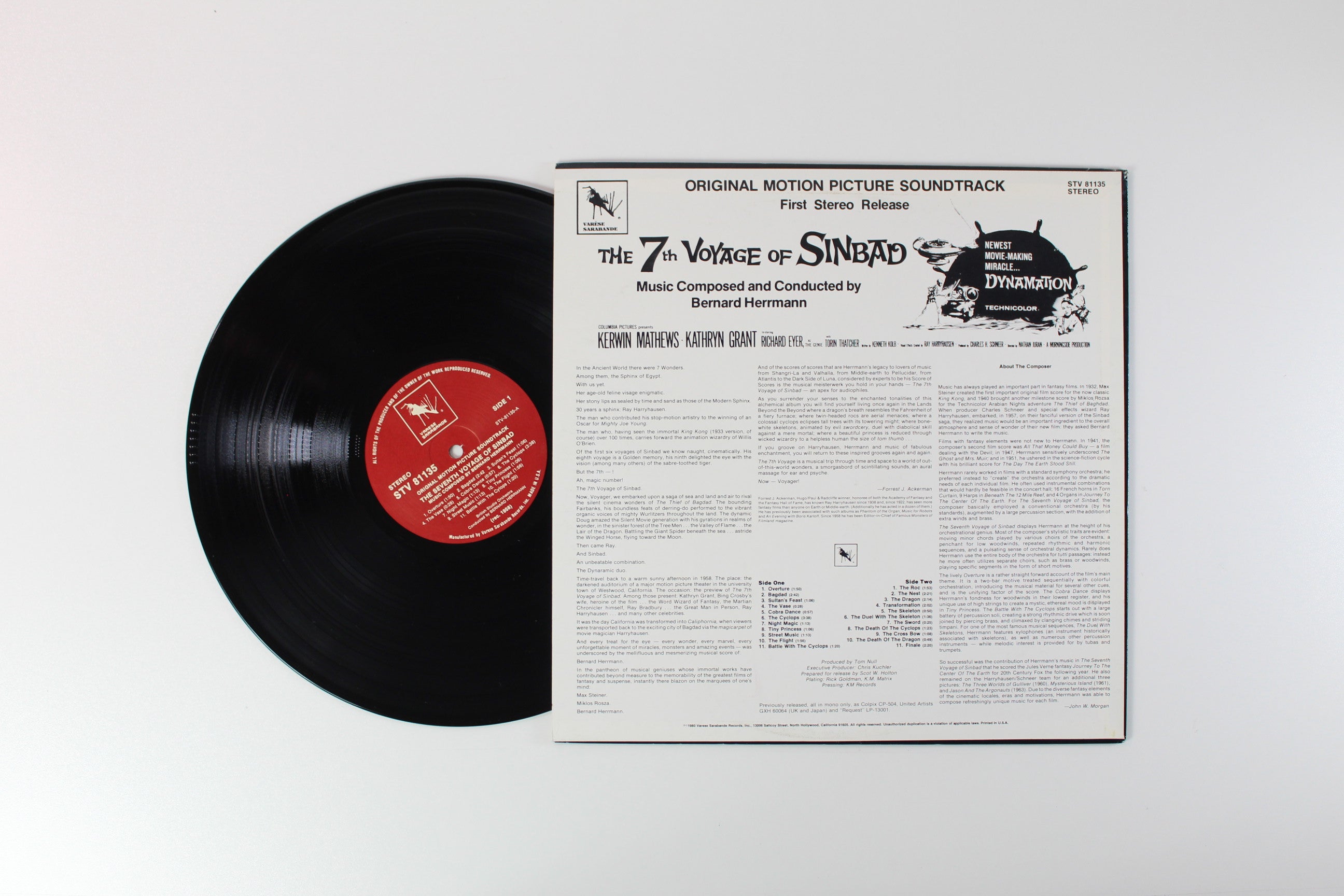Bernard Herrmann - The 7th Voyage Of Sinbad (Original Motion Picture Soundtrack) on Varèse Sarabande