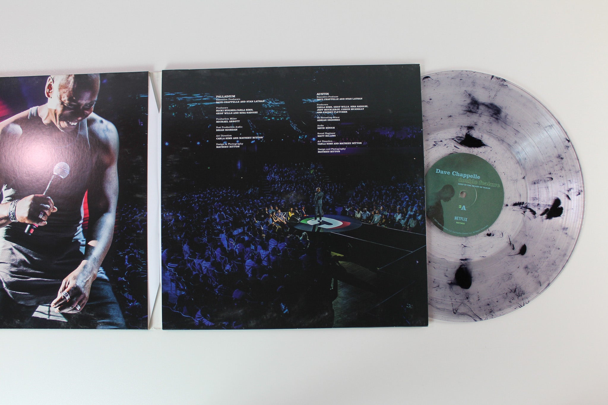 Dave Chappelle - Double Feature - The Age of Spin/Deep In the Heart of Texas on Netflix Clear With Black Smoke