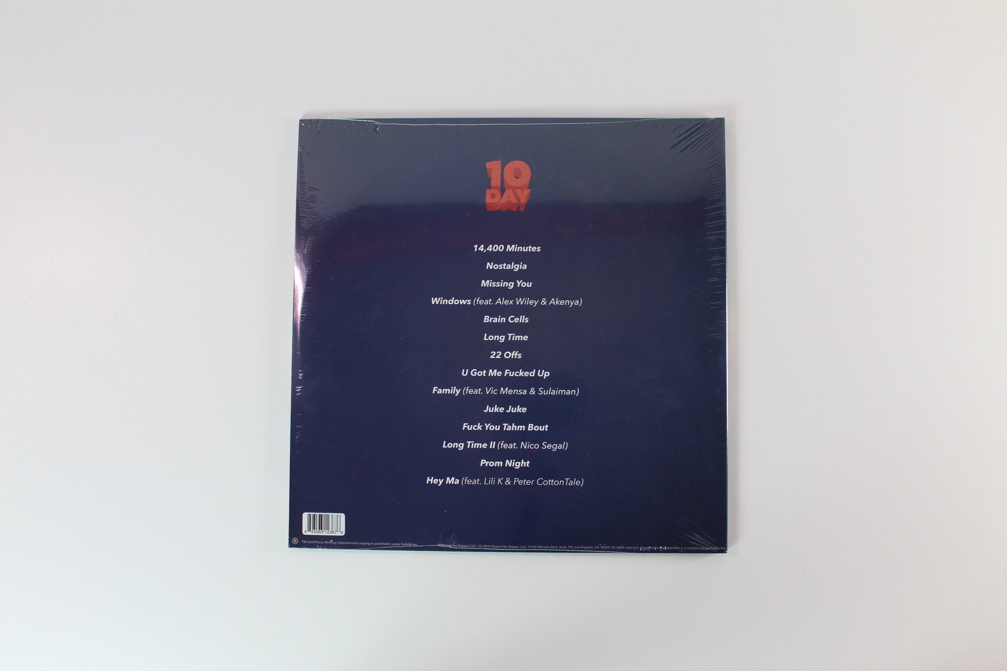 Chance The Rapper - 10 Day Self Released Blue/White Merge Reissue Sealed