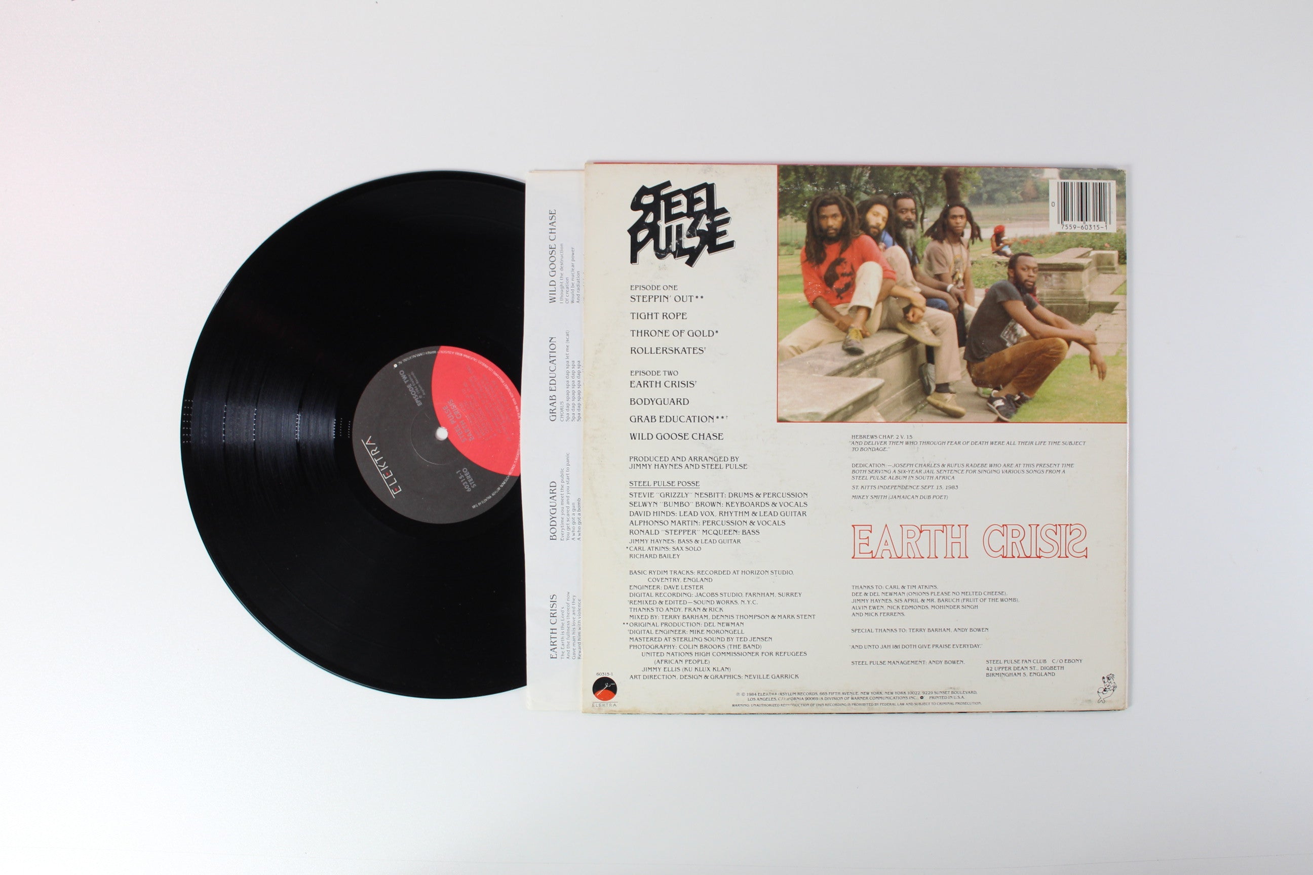 Steel Pulse - Earth Crisis on Elektra