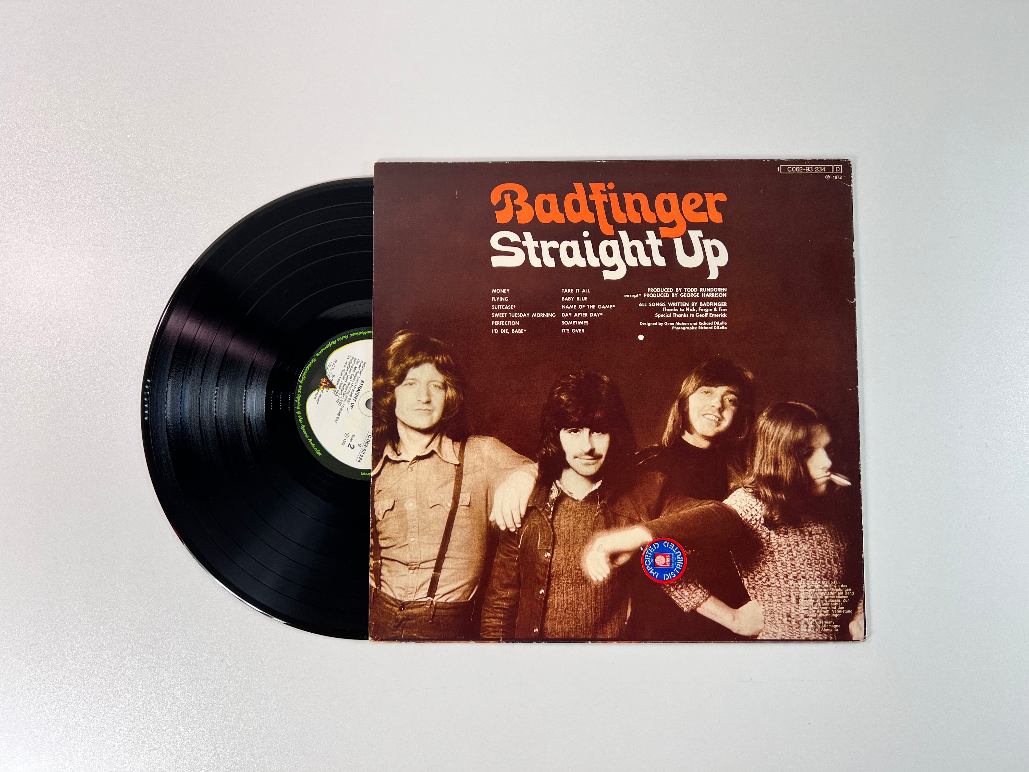 Badfinger - Straight Up on Apple 1972 German Pressing