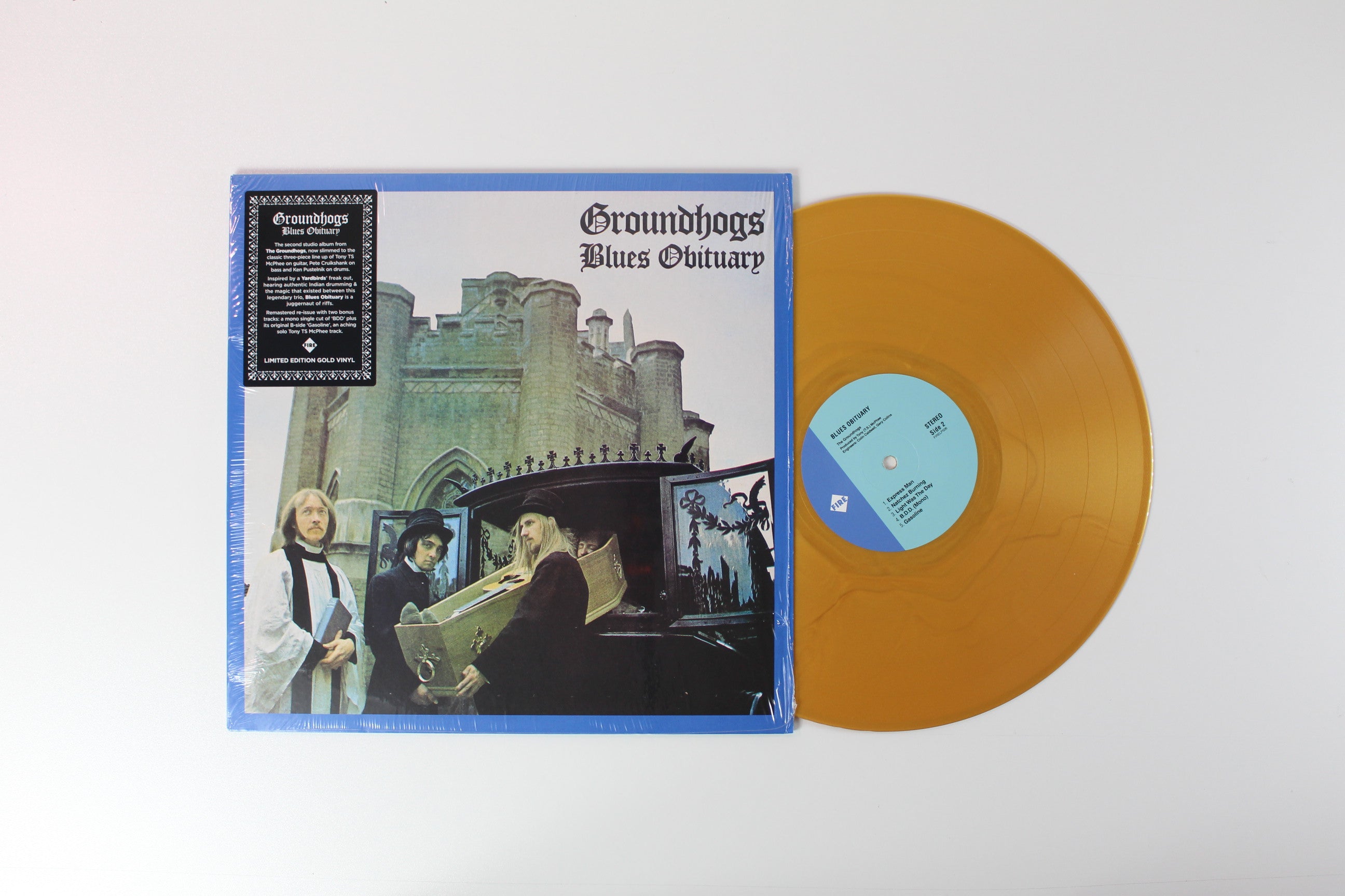 The Groundhogs - Blues on Fire Records Gold Vinyl Reissue