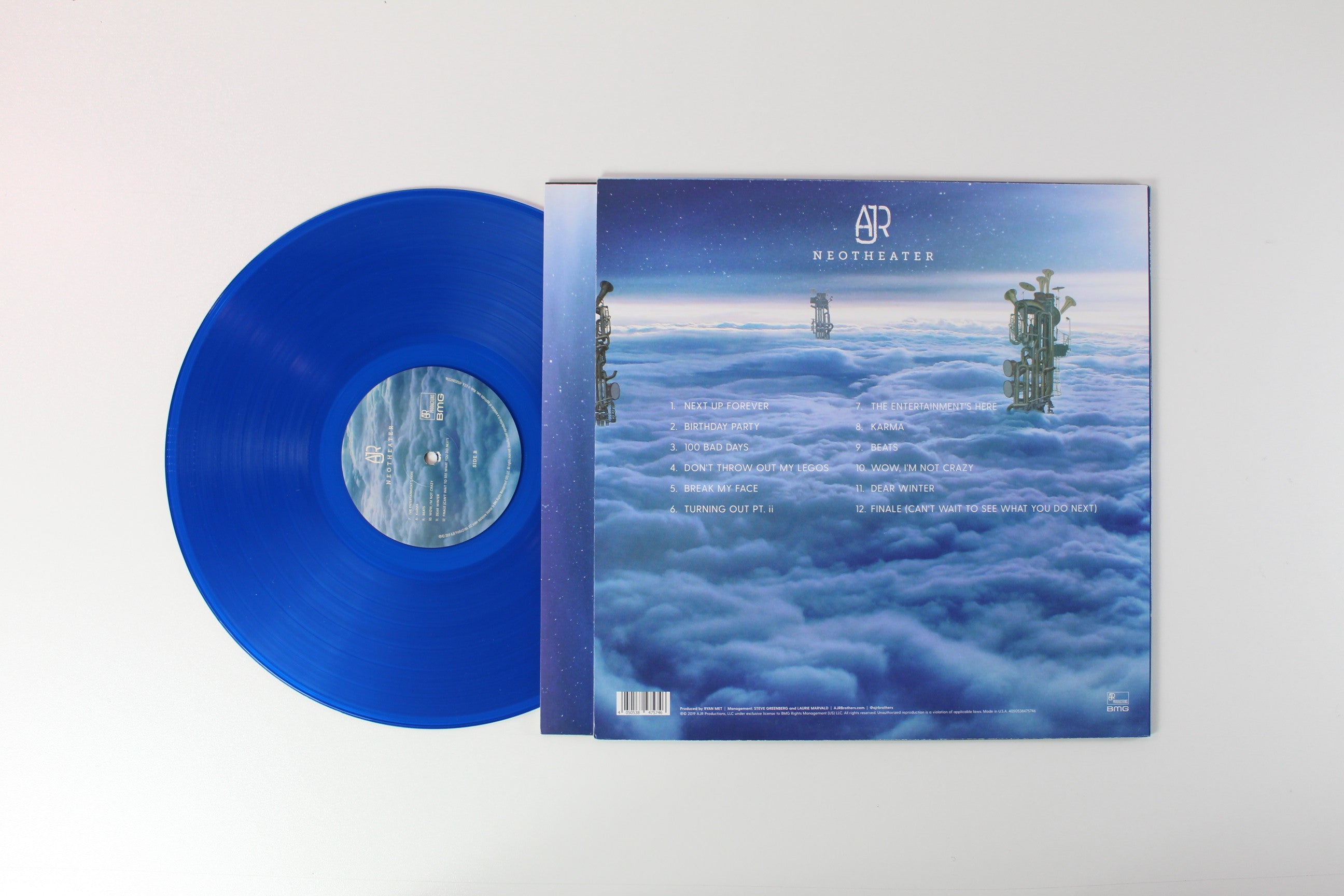 AJR - Neotheater on BMG Ltd Transparent Blue