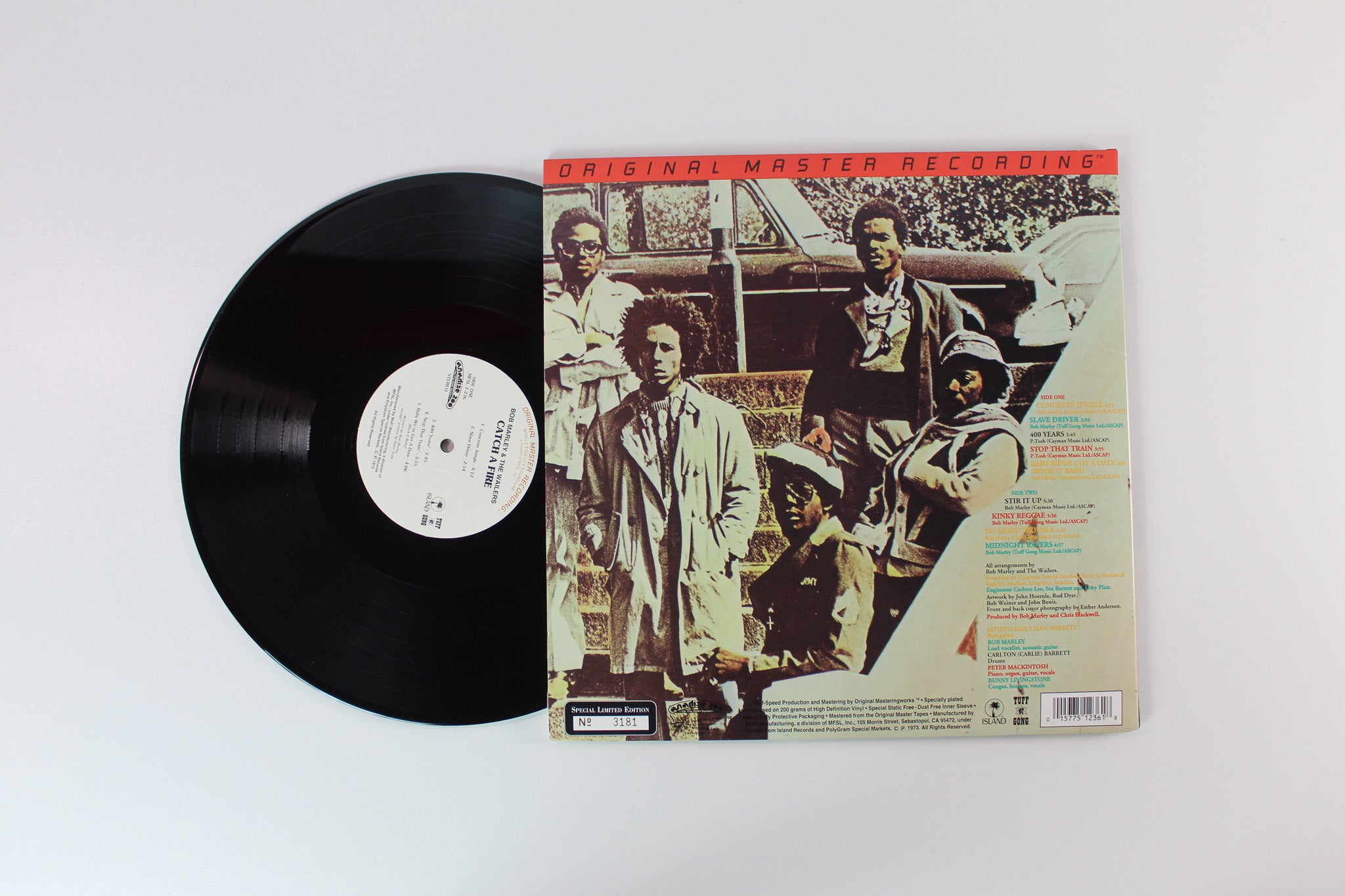 Bob Marley & The Wailers - Catch A Fire on Mobile Fidelity Sound Lab Ltd Numbered Reissue