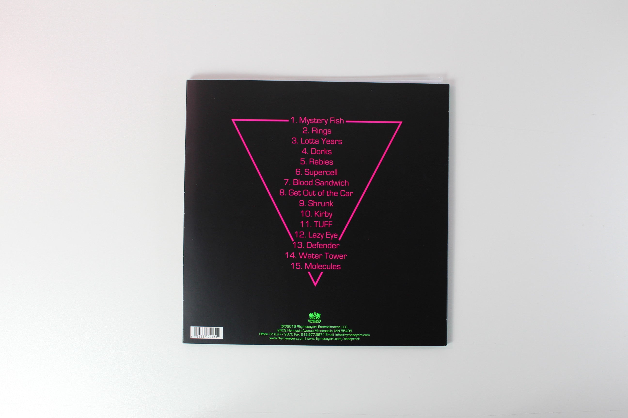 Aesop Rock - The Impossible Kid on Rhymesayers Green / Pink Vinyl