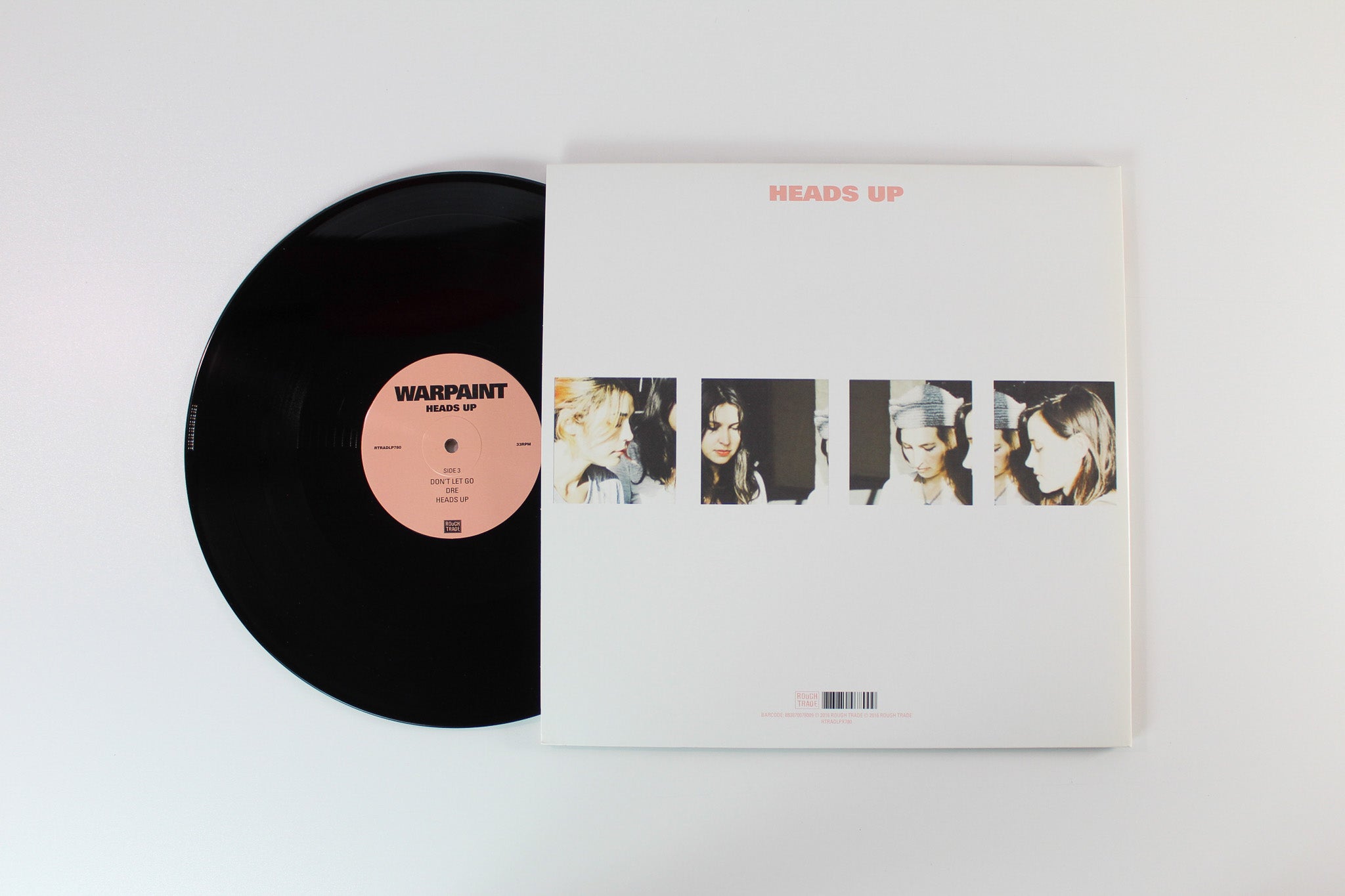 Warpaint - Heads Up on Rough Trade - Pink & Black Vinyl
