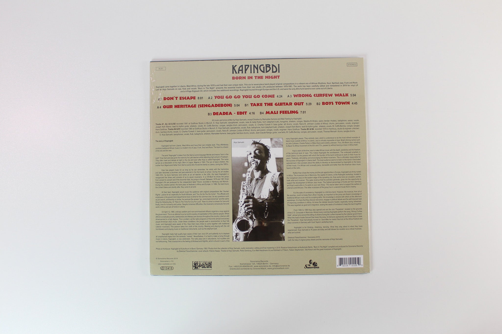 Kapingbdi - Born In The Night on Sonorama - Sealed