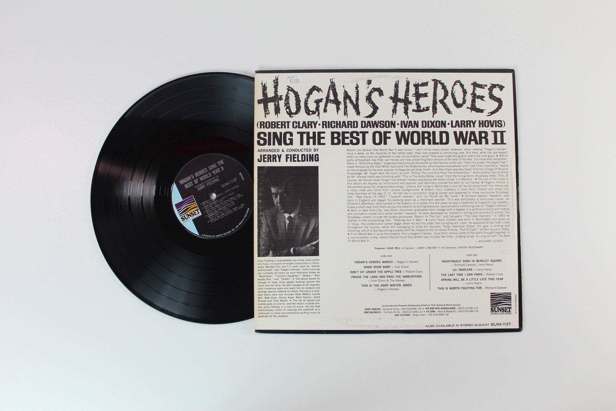 Various - Hogan's Heroes Sing The Best Of World War II on Sunset Records