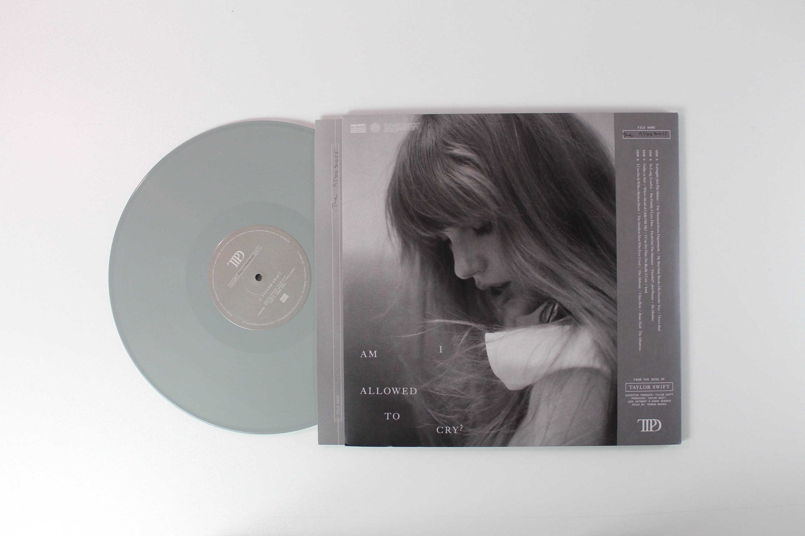 Taylor Swift - The Tortured Poets Department on Republic Smoke Gray Vinyl