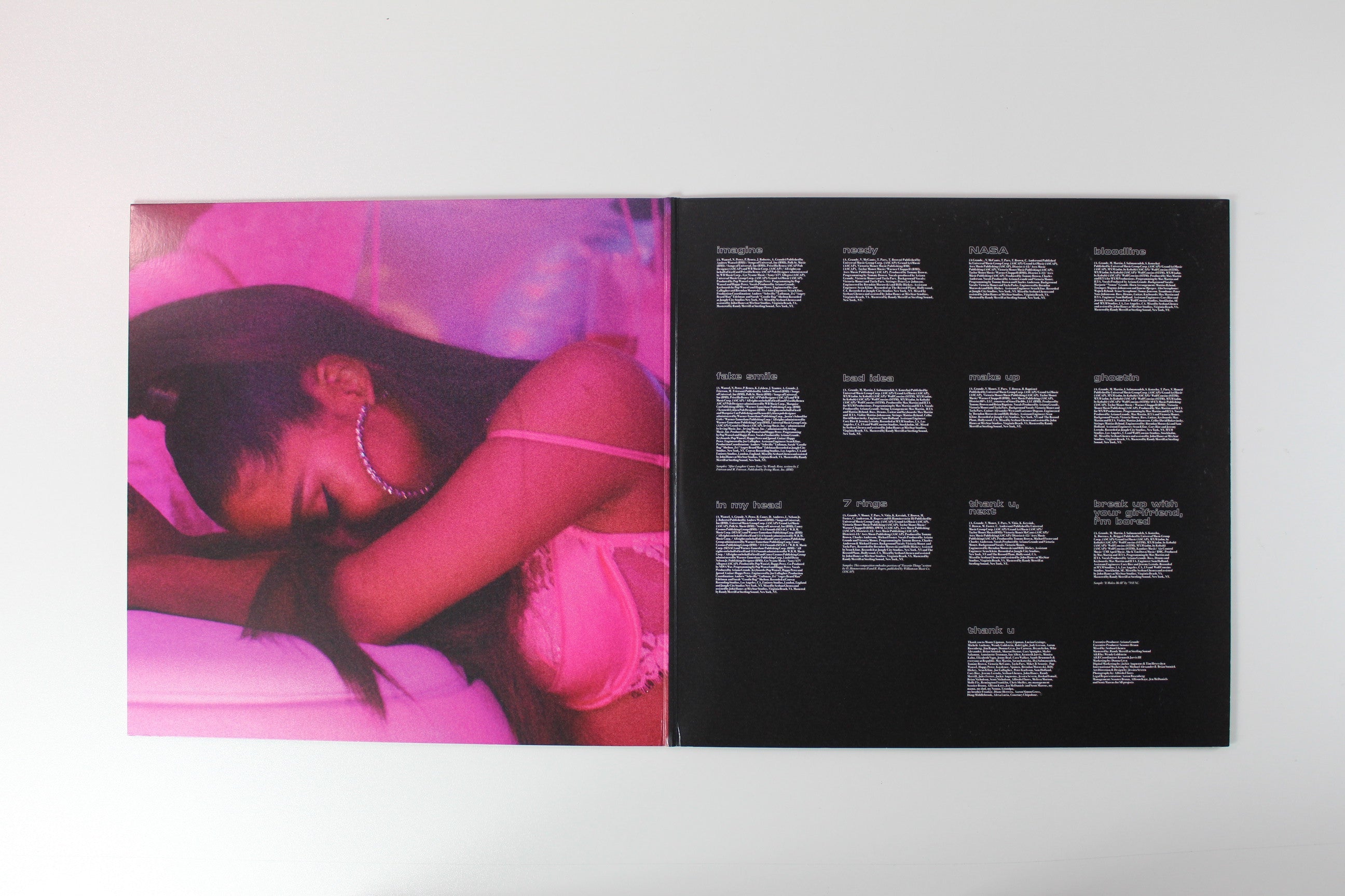 Ariana Grande - Thank U, Next on Republic Ltd Clear Vinyl