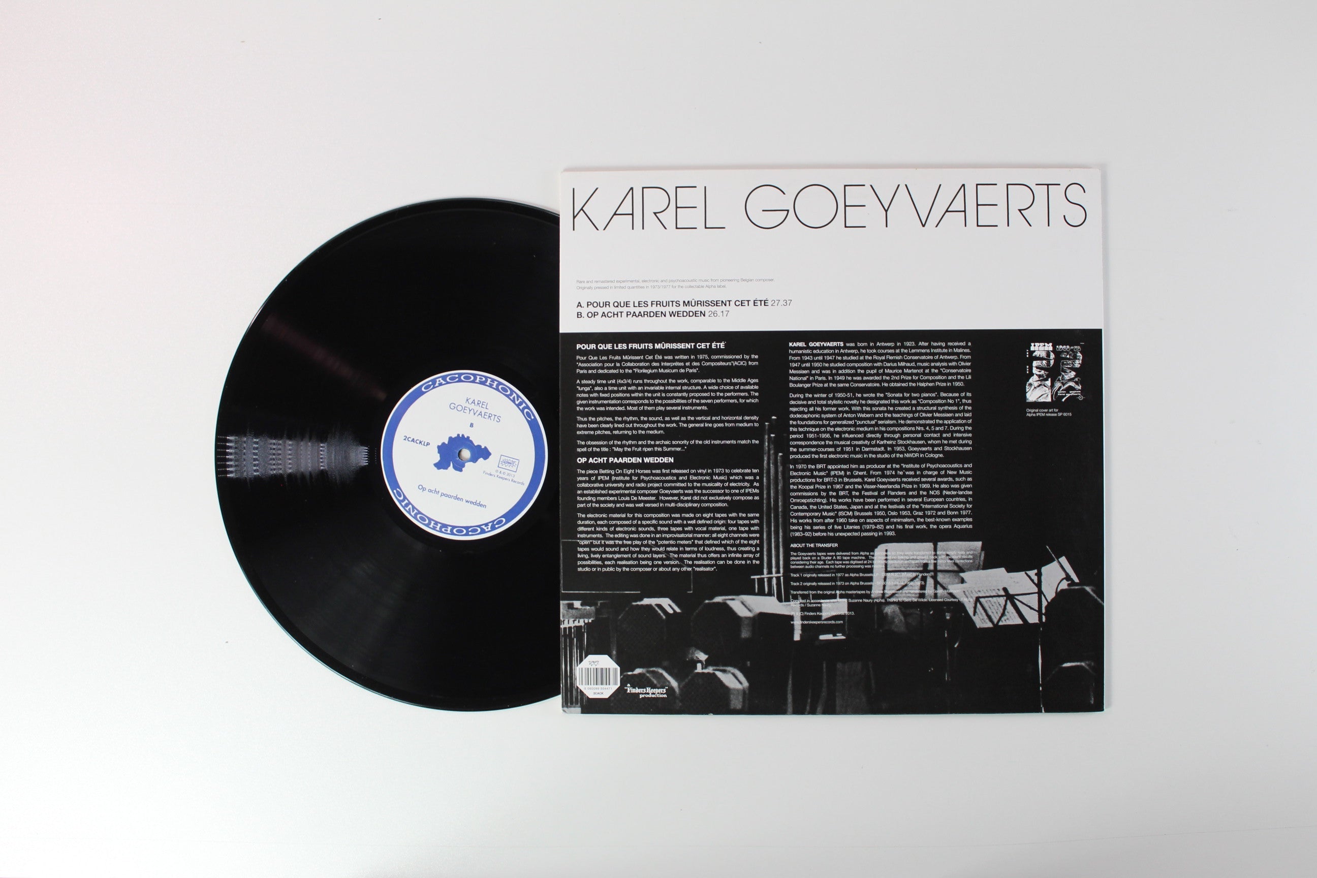 Karel Goeyvaerts - Pour Que Les Fruits Mûrissent Cet Été / Op Acht Paarden Wedden on Finders Keepers