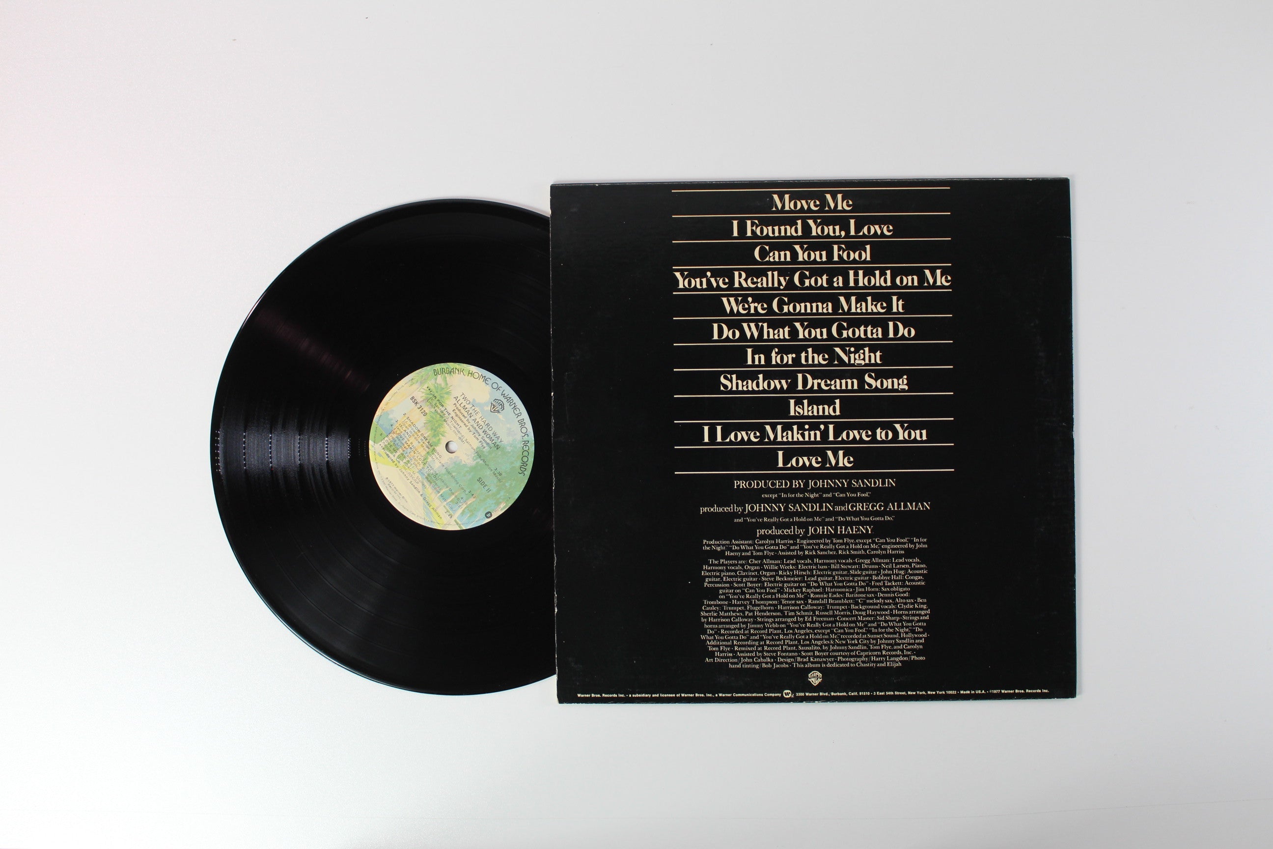 Allman And Woman - Two The Hard Way on Warner Bros