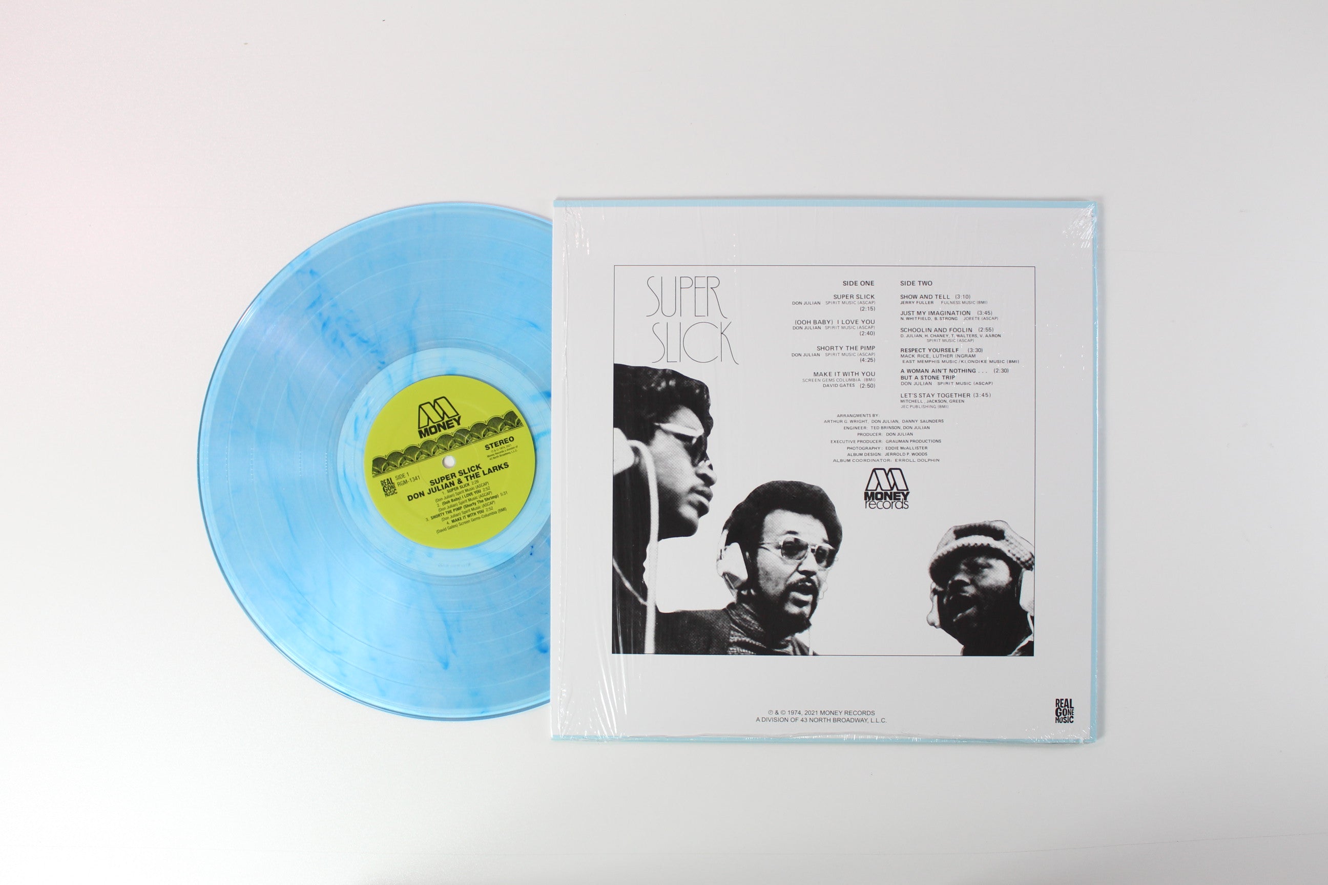Don Julian & The Larks - Super Slick on Money Real Gone Music Blue Vinyl Reissue