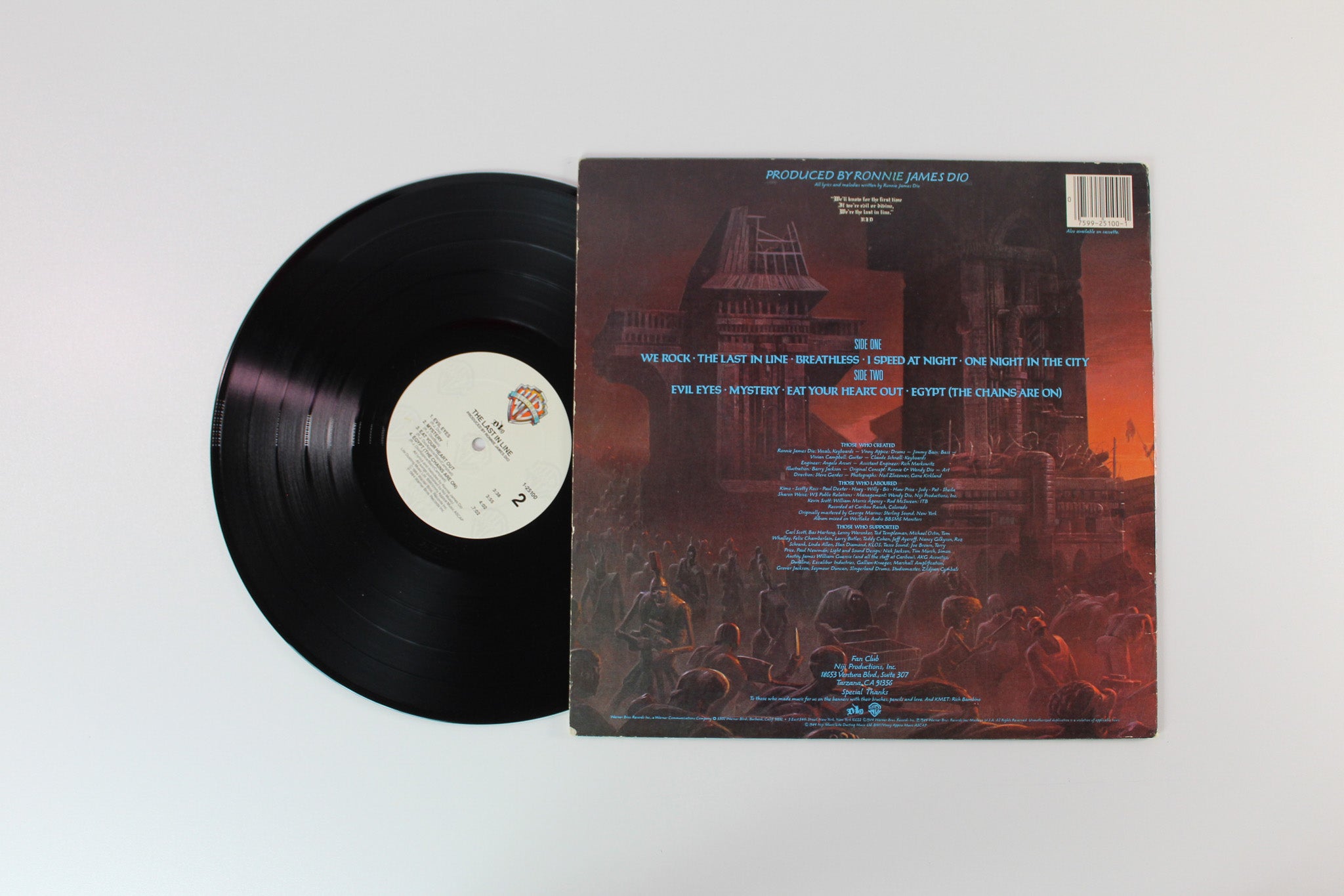 Dio - The Last In Line on Warner Bros. Records