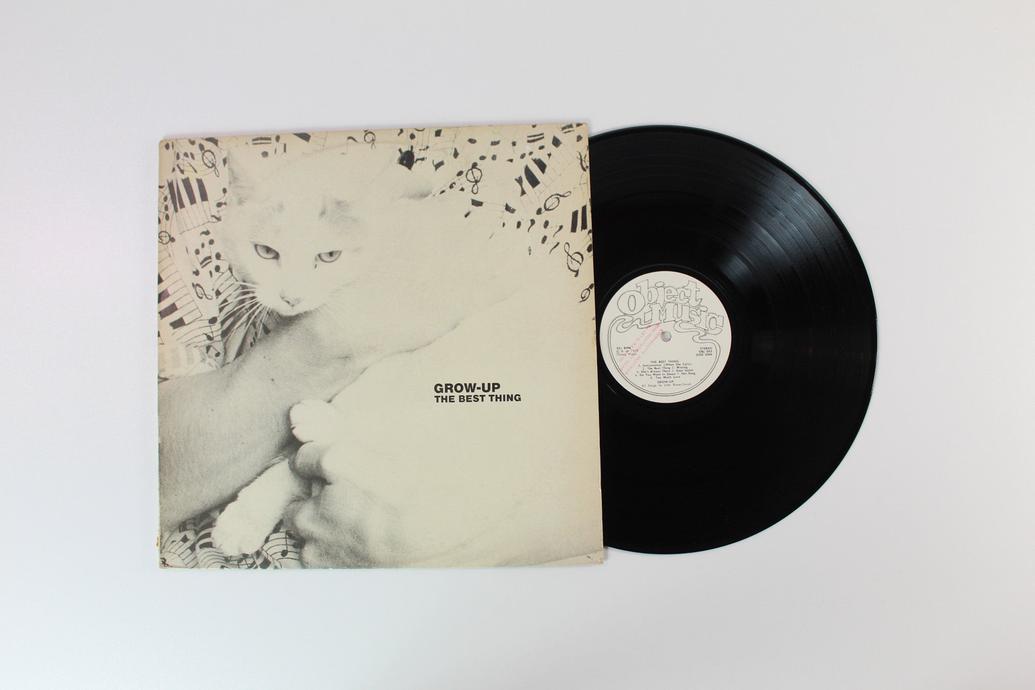 Grow-Up - The Best Thing on Object Music - UK pressing