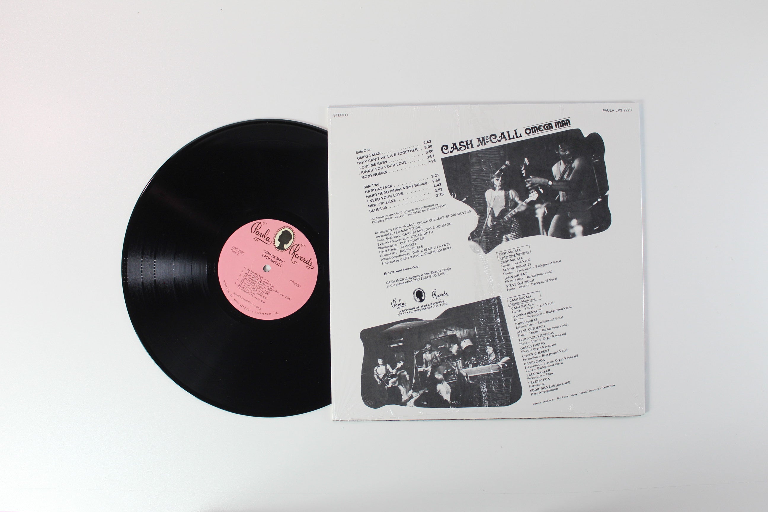 Cash McCall - Omega Man on Paula Reissue