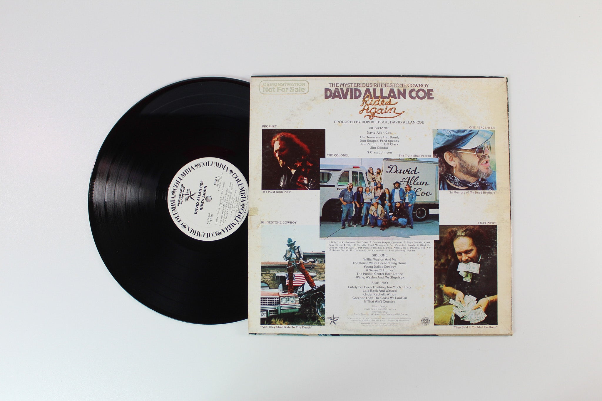 David Allan Coe - Rides Again on Columbia - Promo