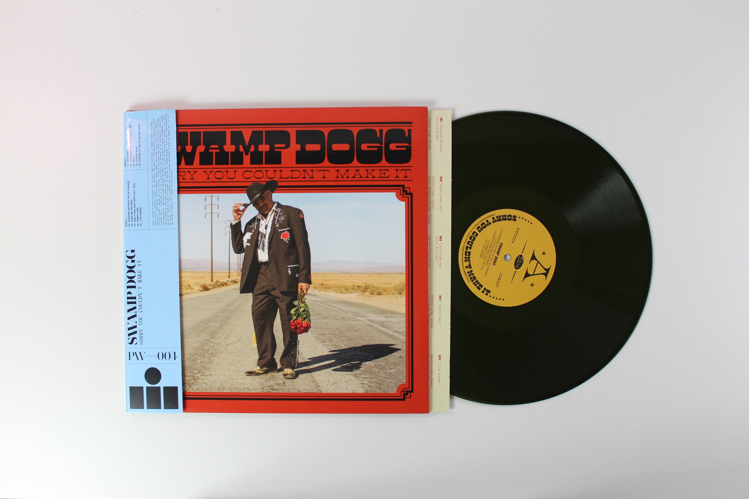 Swamp Dogg - Sorry You Couldn't Make It on Pioneer Works Press Ltd Swamp Green With Bonus Black Vinyl 7"