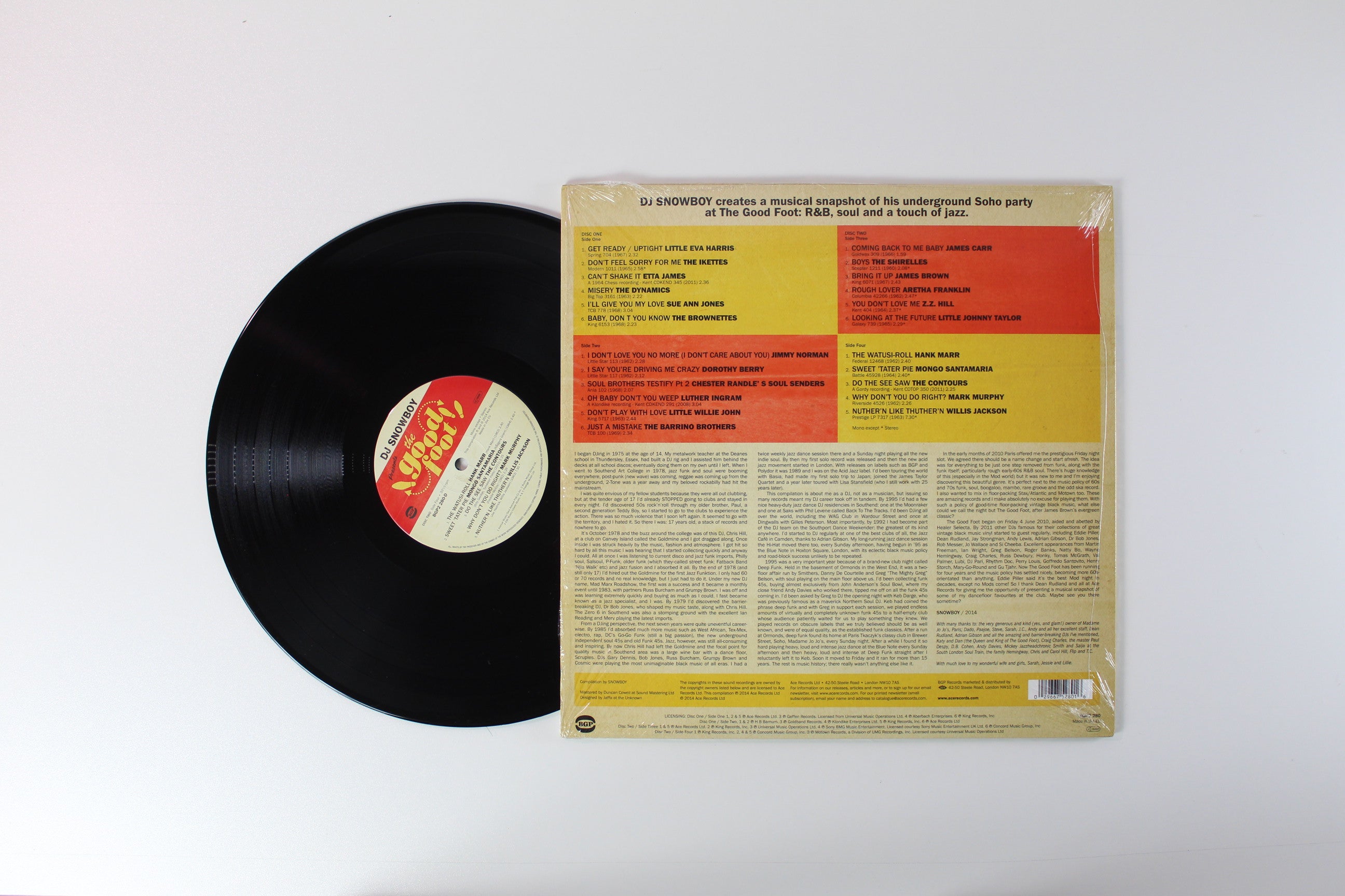 Snowboy - The Good Foot on BGP 2 LP Compilation