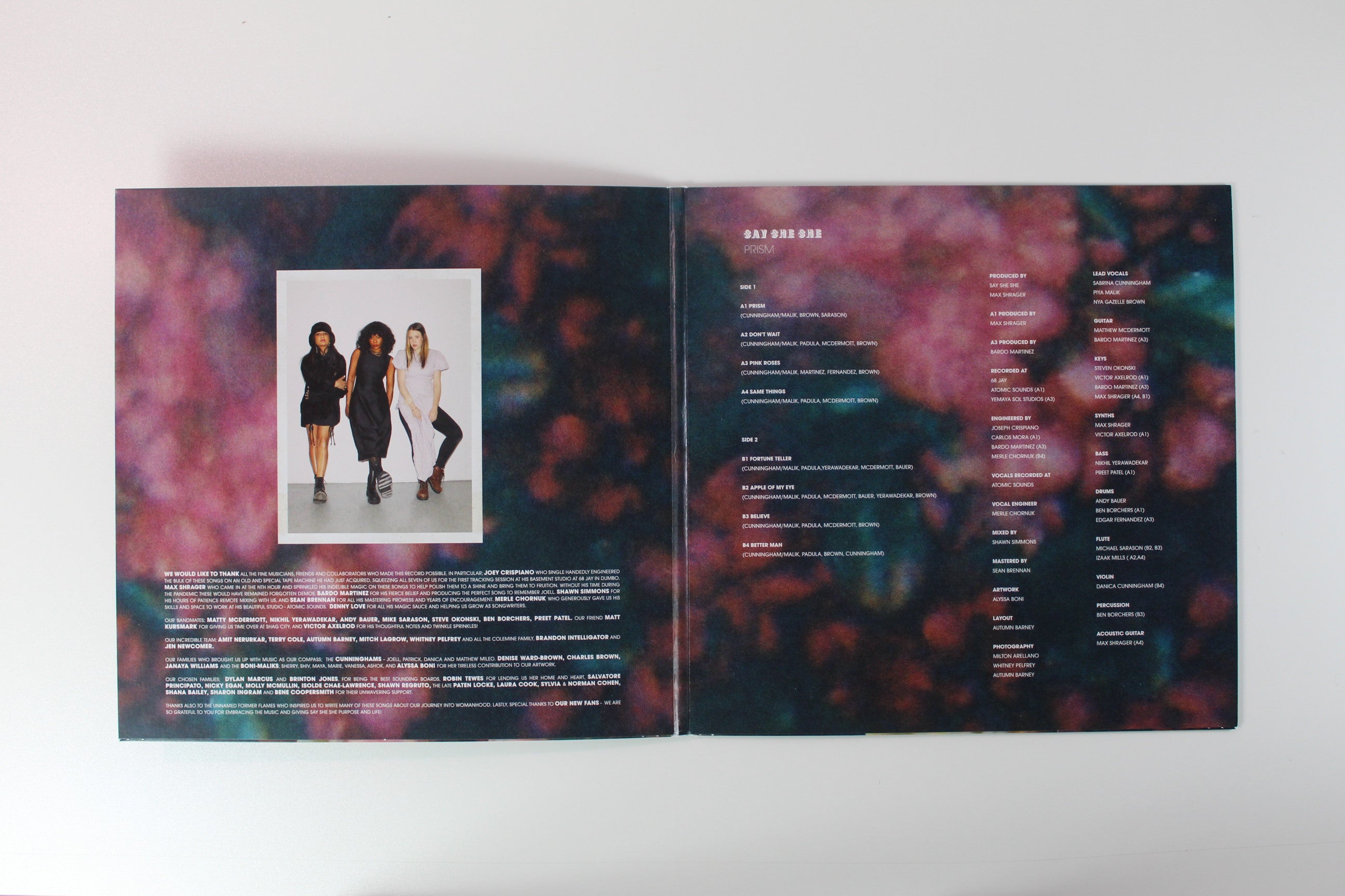 Say She She - Prism on Karma Chief Ltd Pink Rose Vinyl