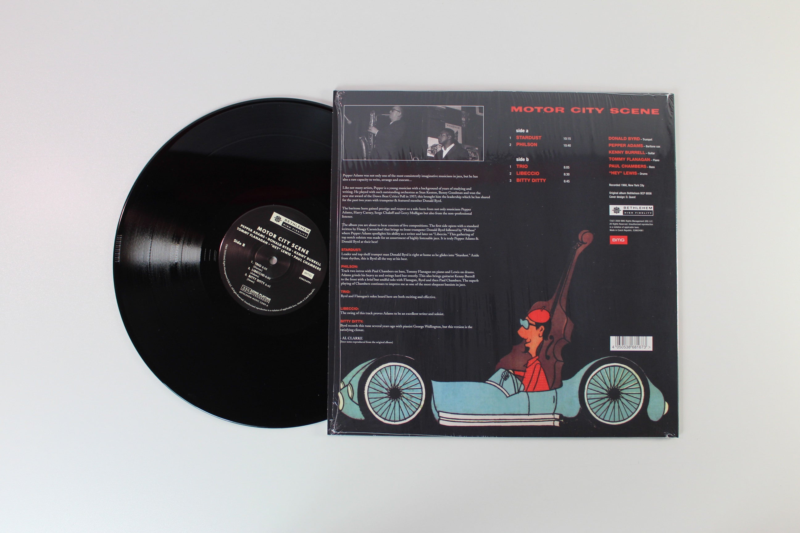 Pepper Adams - Motor City Scene on Bethlehem Records / BMG Reissue