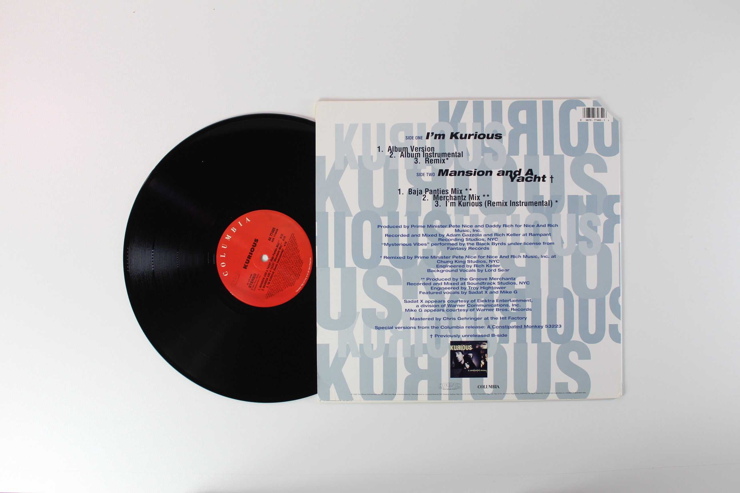 Kurious - I'm Kurious on Columbia 12"