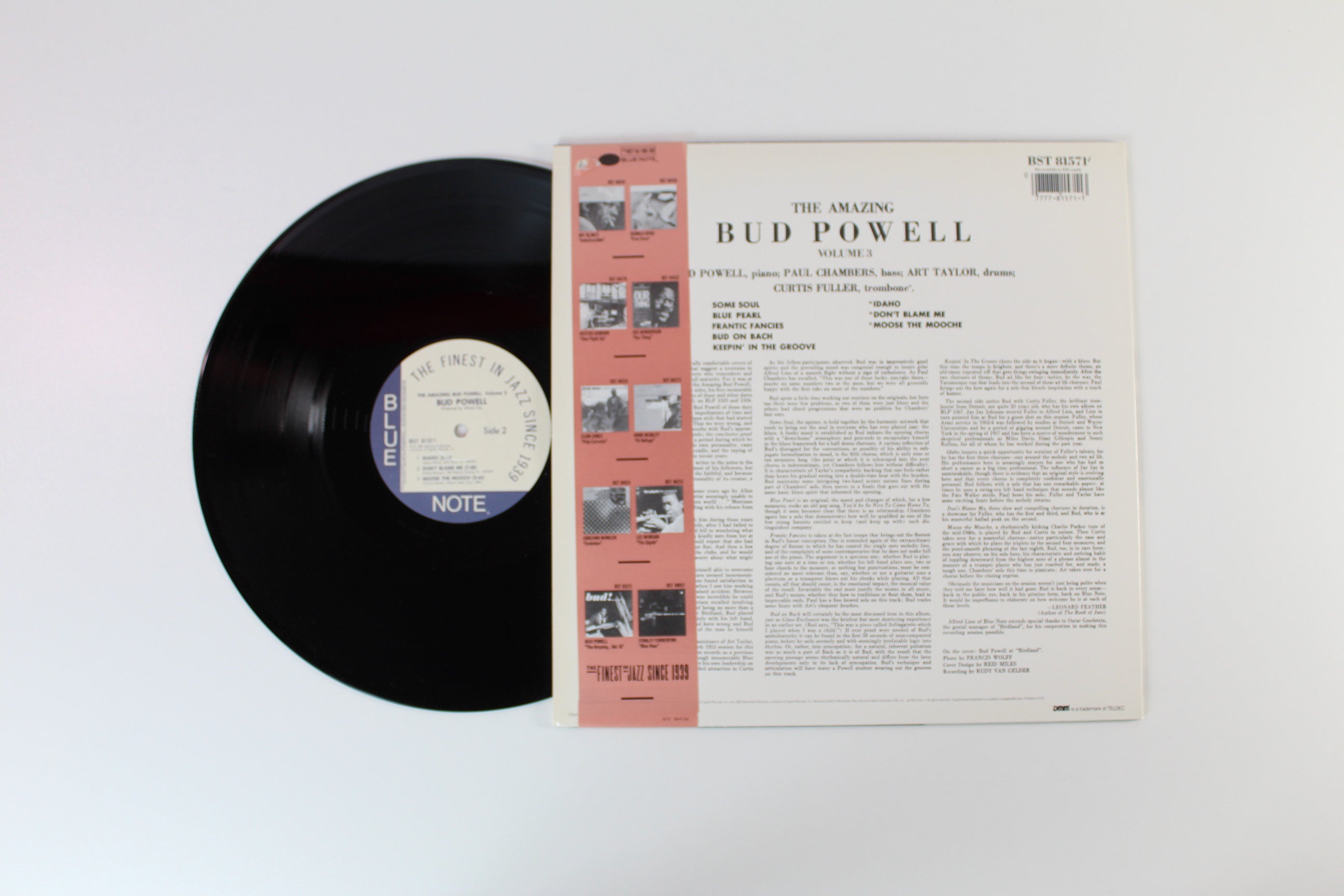 Bud Powell - The Amazing Bud Powell, Vol. 3 - Bud! on Blue Note - Cadre Rouge pressing