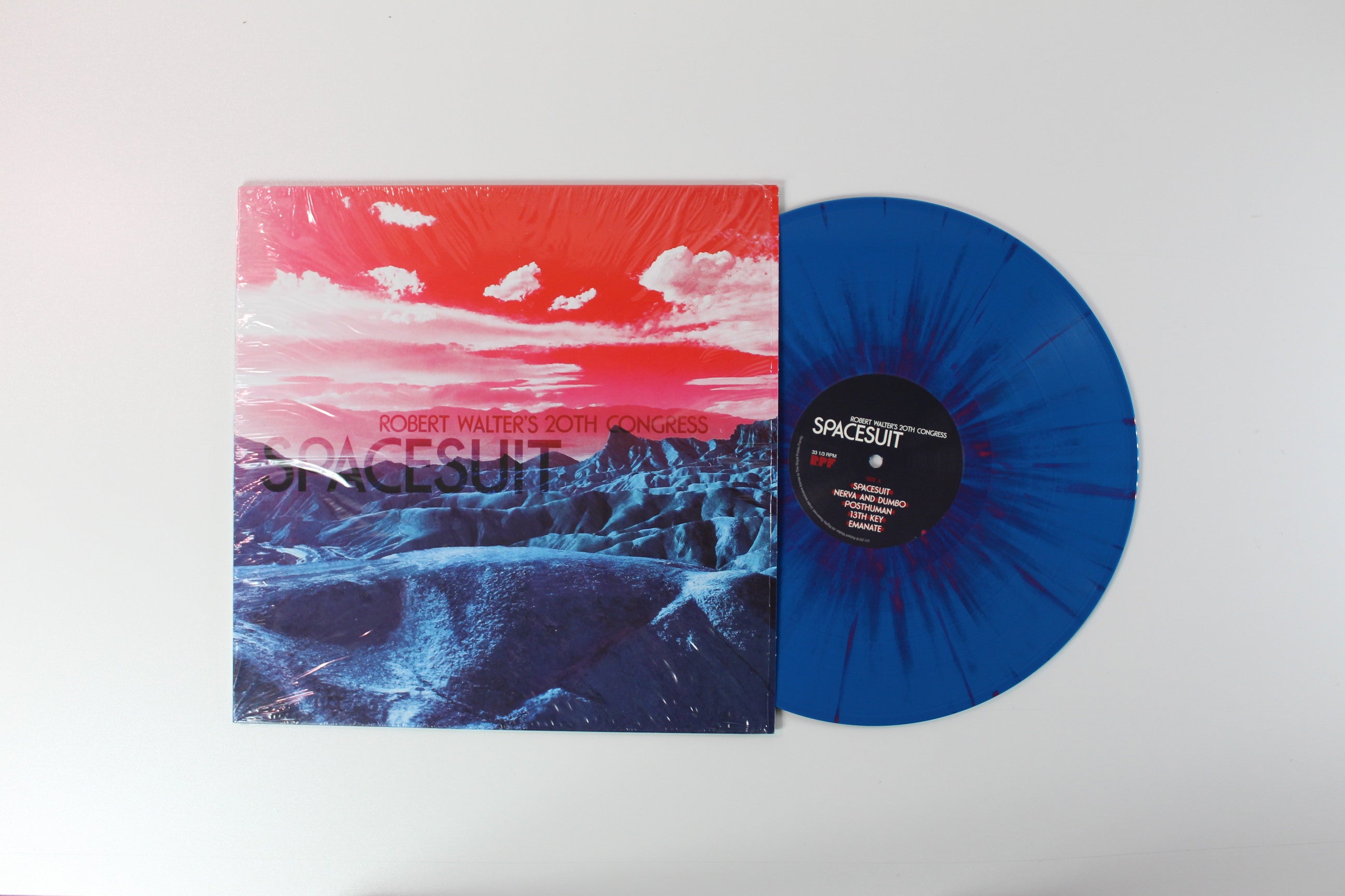 Robert Walter's 20th Congress - Spacesuit on Royal Potato Ltd Blue With Red Splatter