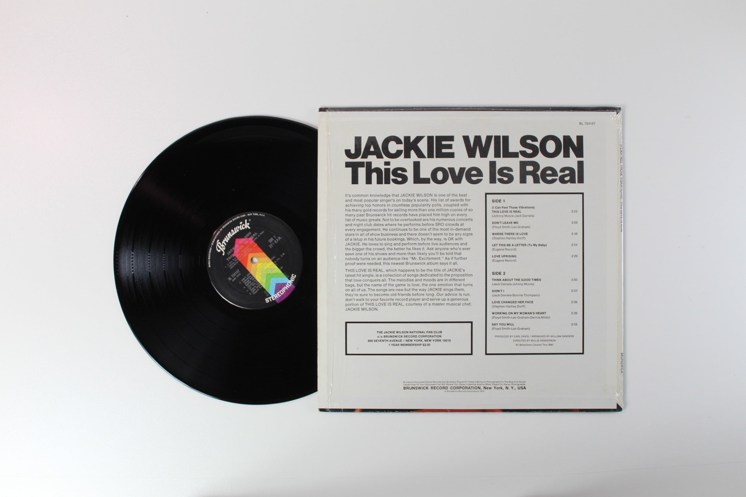 Jackie Wilson - This Love Is Real on Brunswick