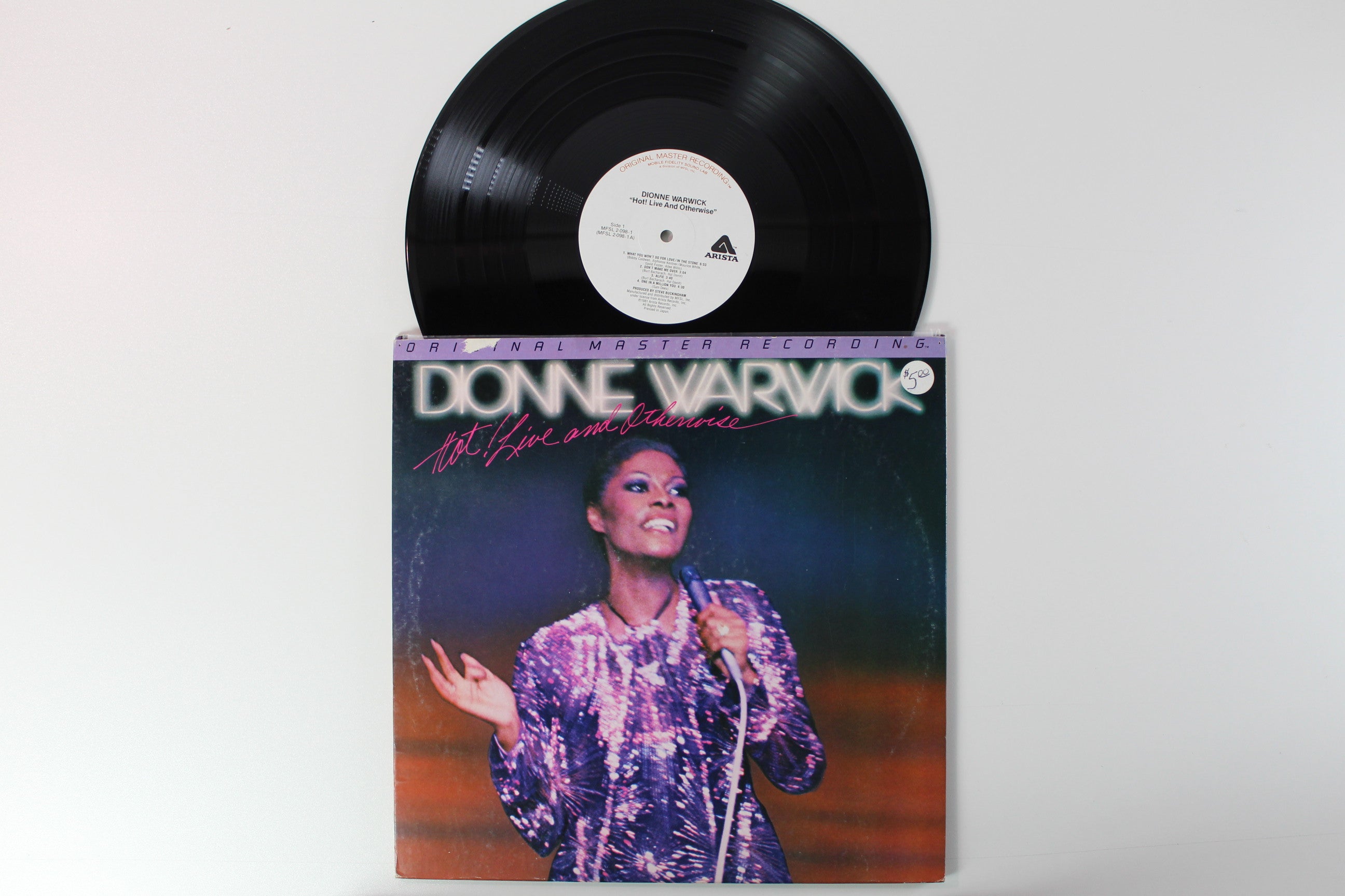 Dionne Warwick - Hot! Live And Otherwise on Mobile Fidelity Sound Lab Reissue