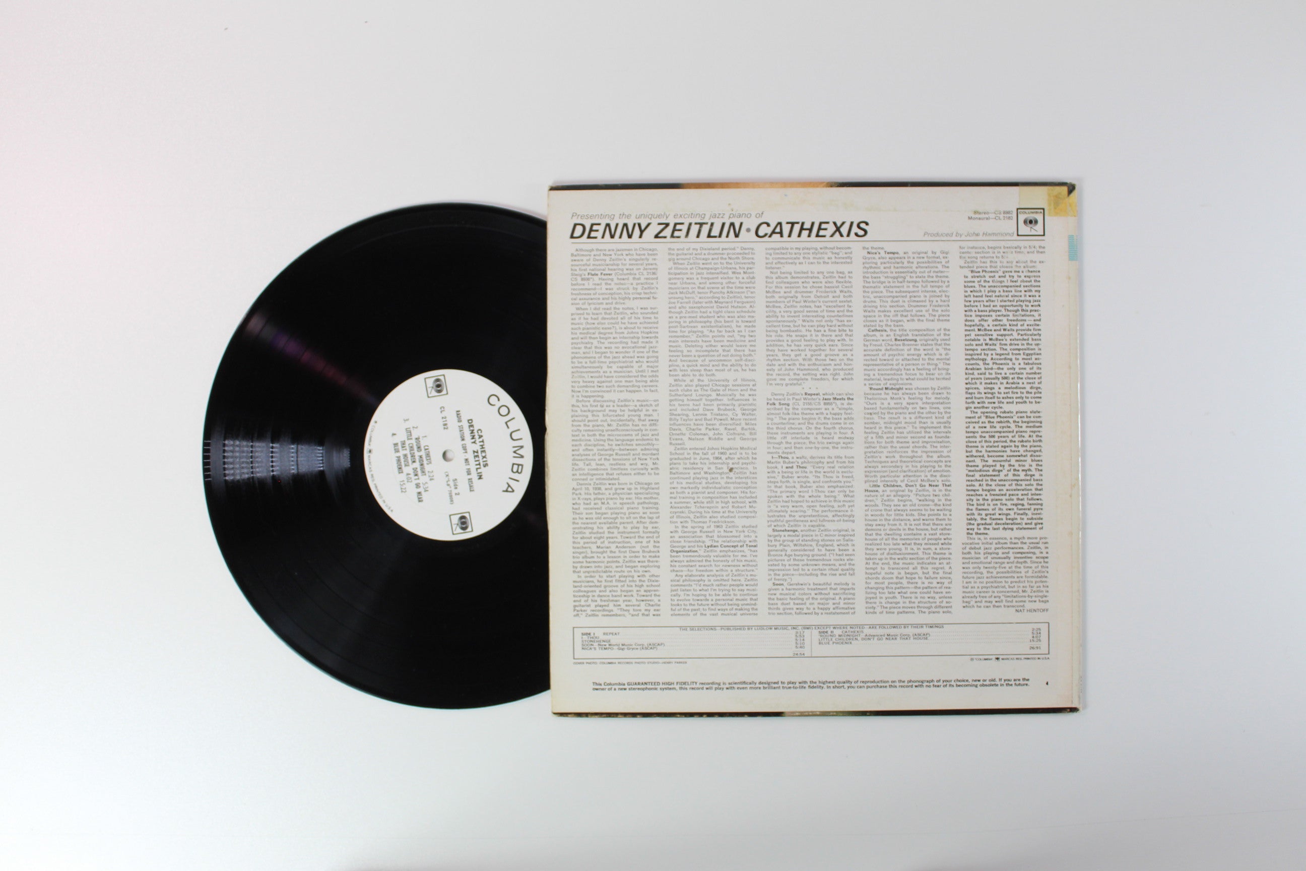 Denny Zeitlin - Cathexis on Columbia Promo
