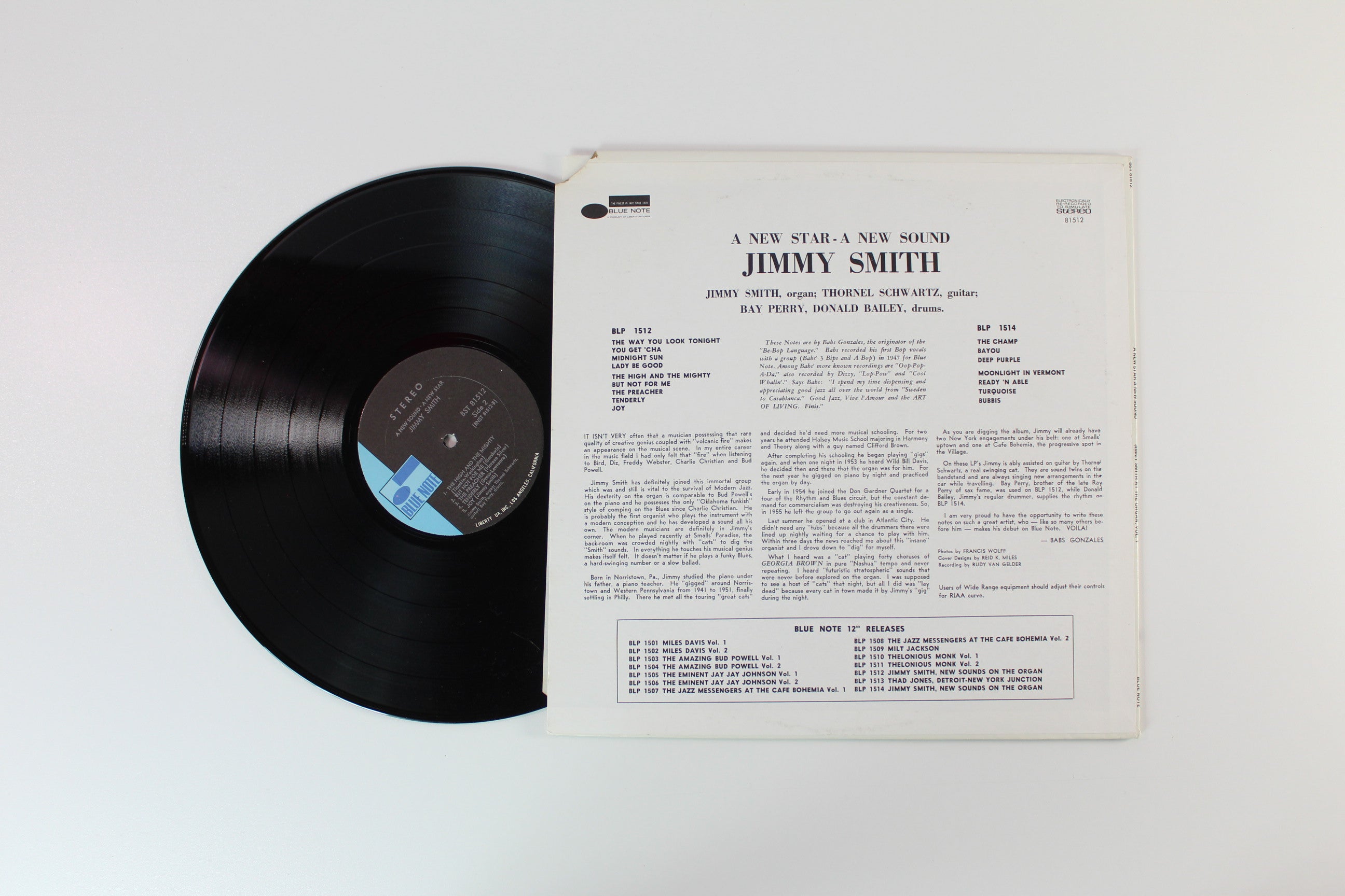 Jimmy Smith - A New Sound - A New Star on Blue Note - 1970s reissue
