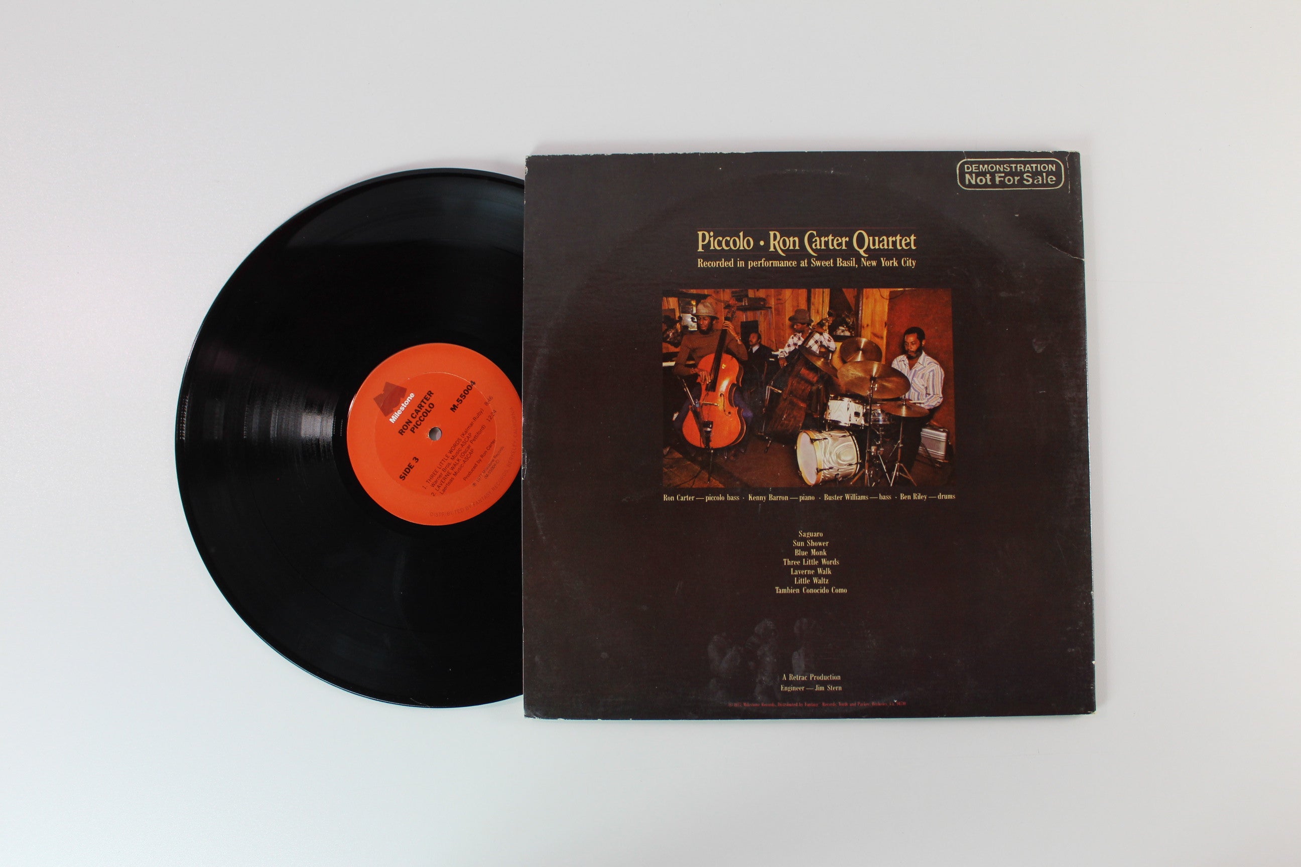 Ron Carter Quartet - Piccolo on Milestone