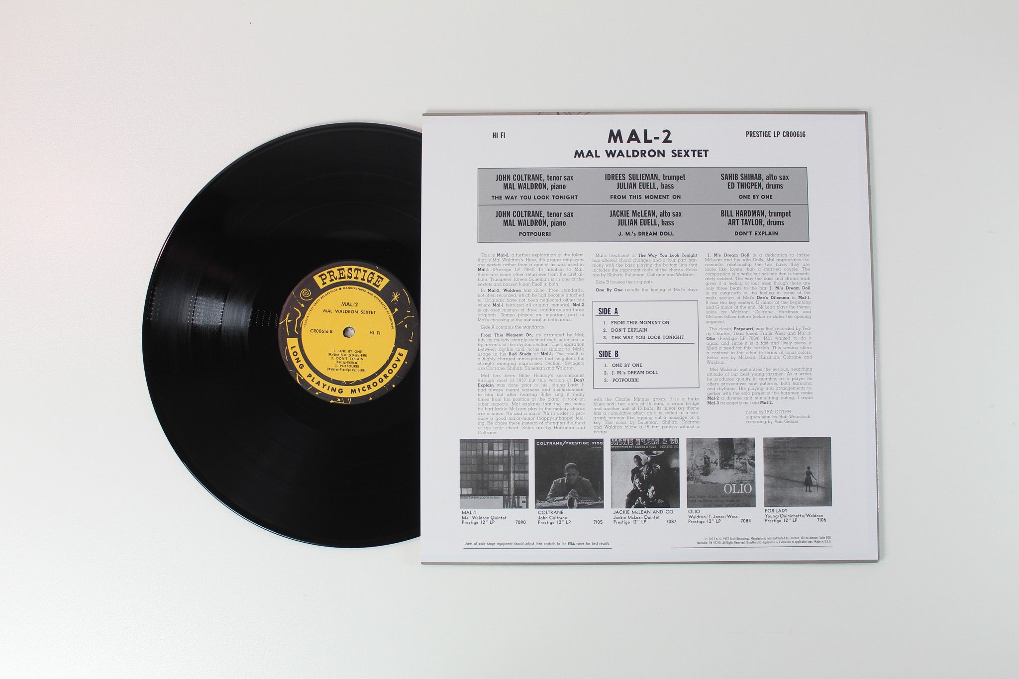 Mal Waldron - Mal/2 on Craft Recordings OJC Reissue