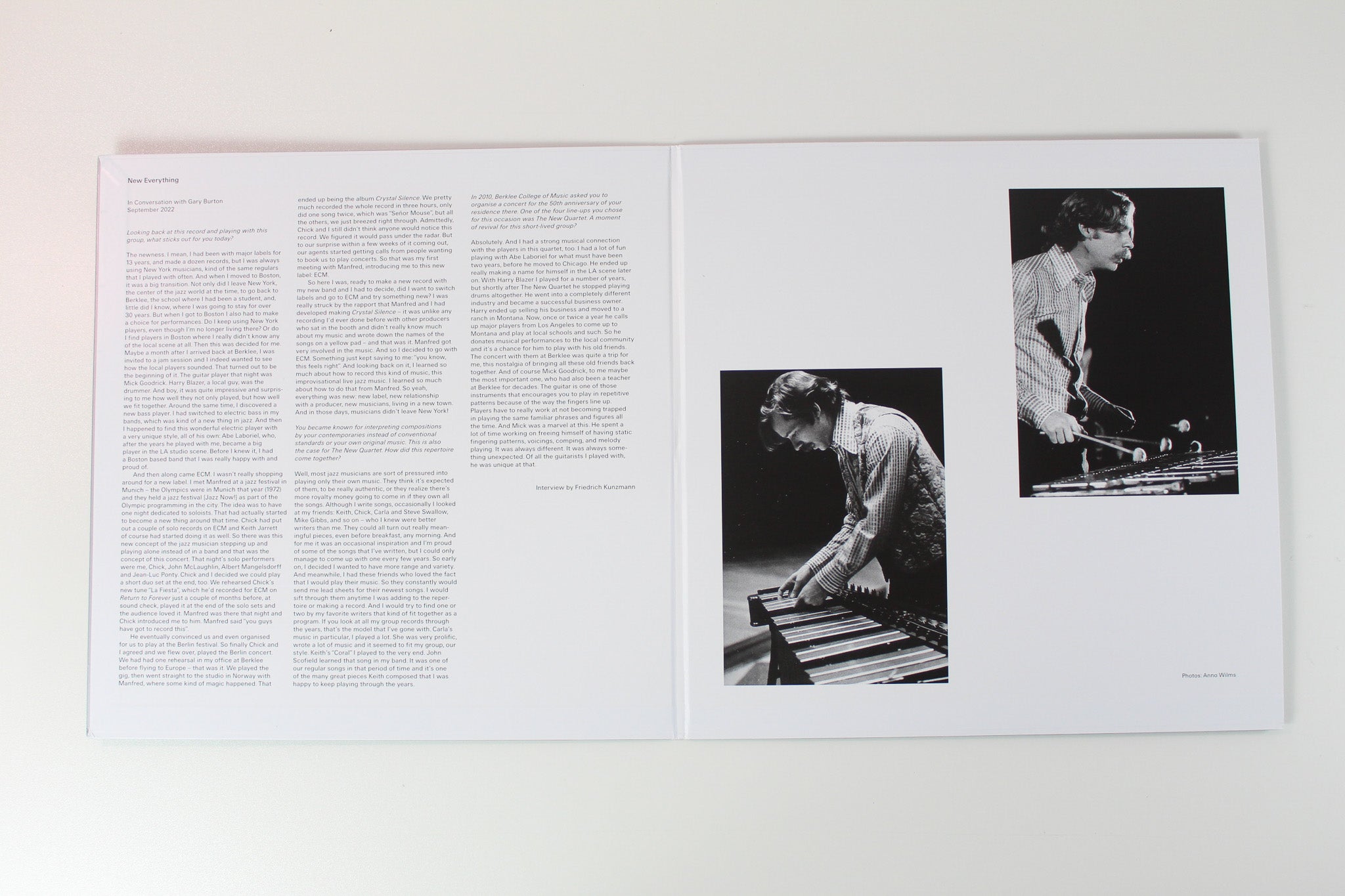 Gary Burton - The New Quartet on ECM Reissue