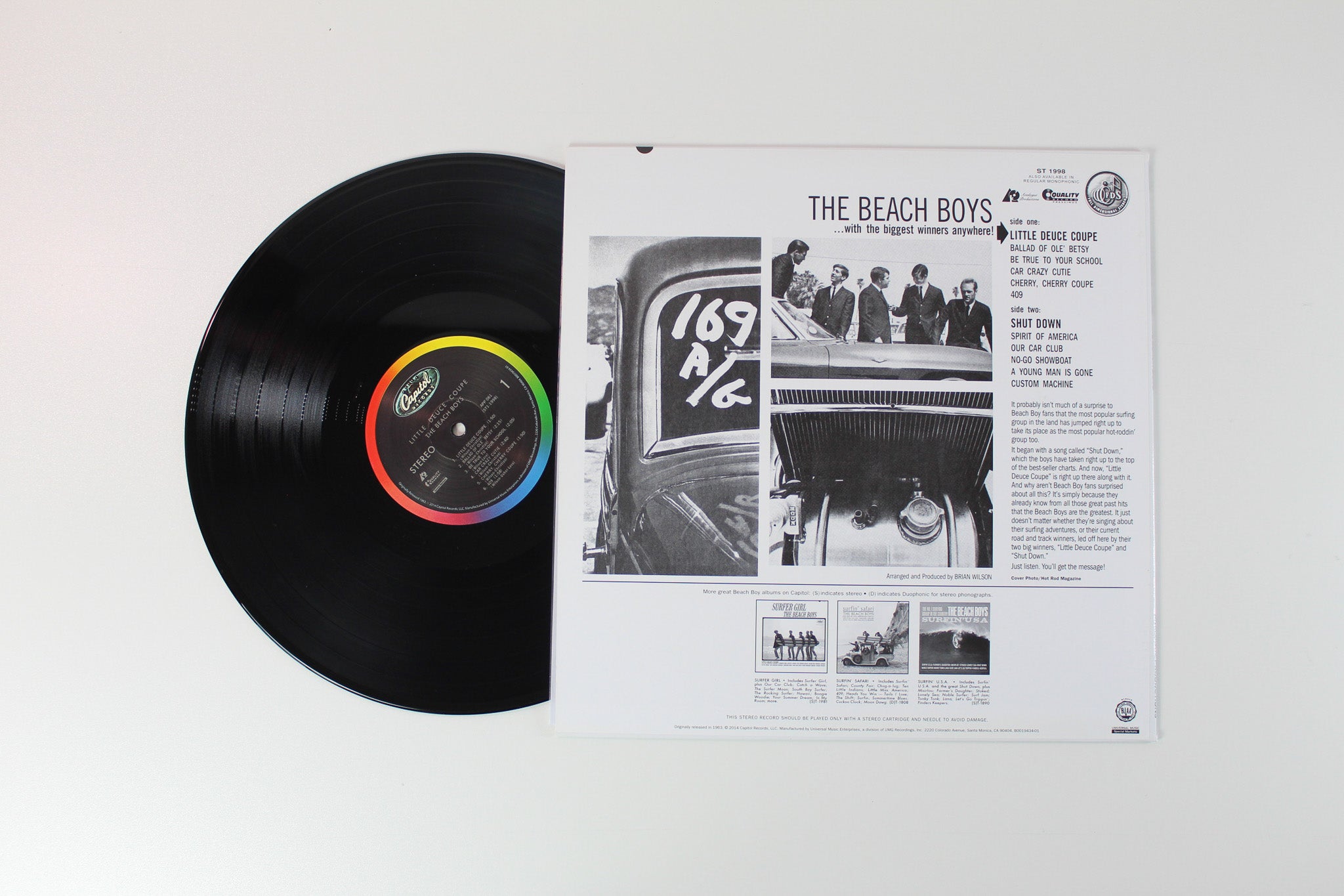 The Beach Boys - Little Deuce Coupe on Capitol Analogue Productions 180 Gram Reissue