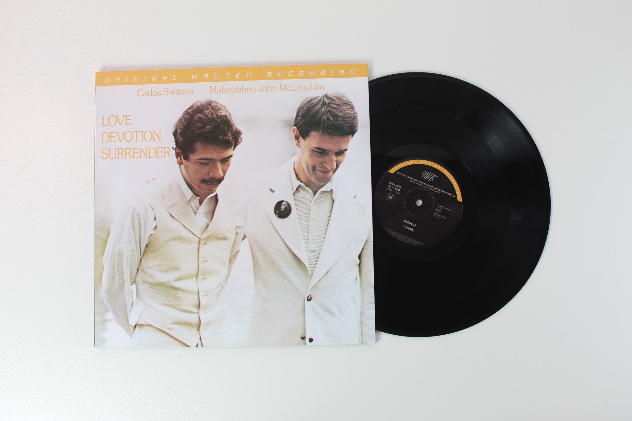 Carlos Santana & John McLaughlin - Love Devotion Surrender on Mobile Fidelity Sound Lab Ltd Numbered Reissue