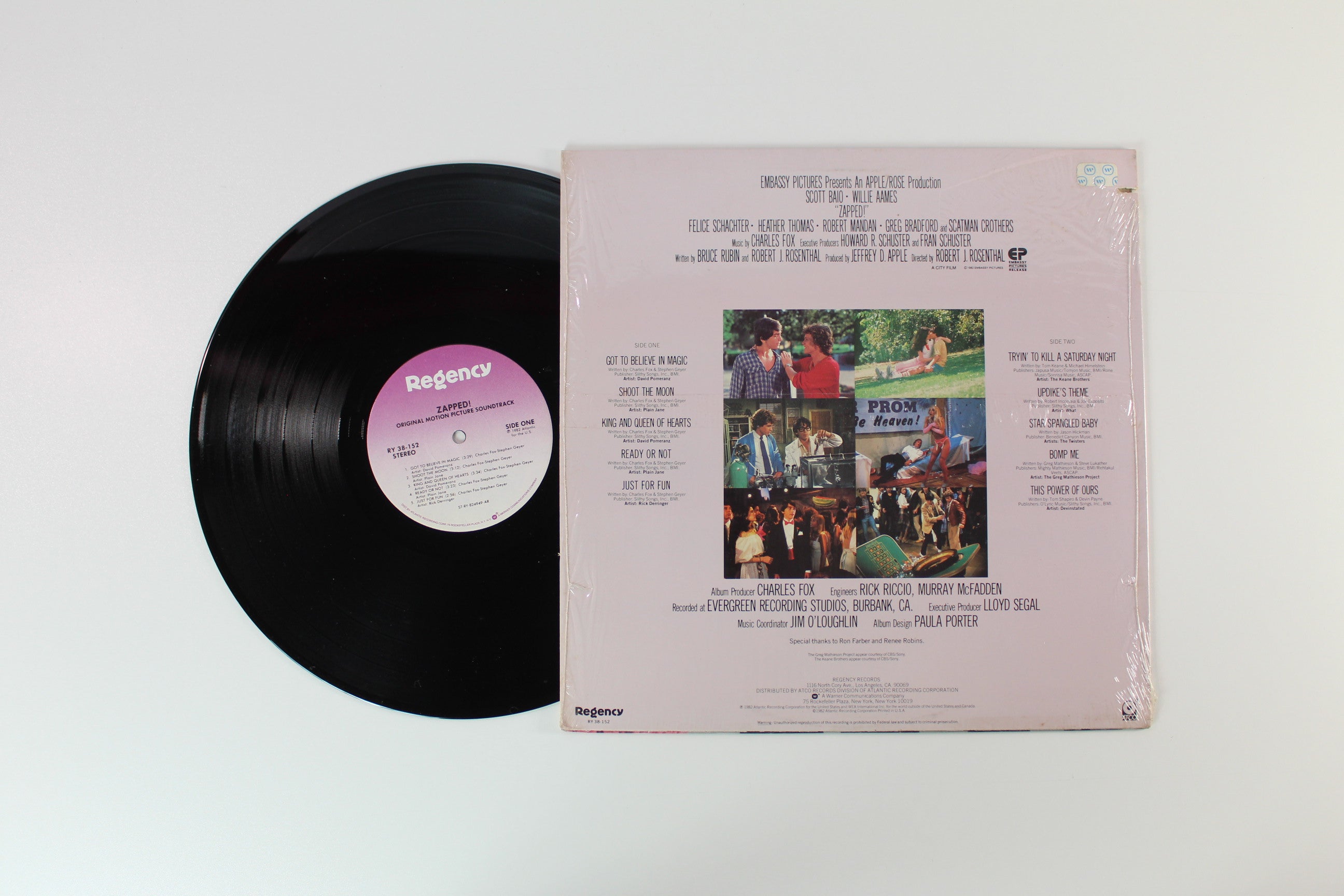 Various - Zapped! Original Motion Picture Soundtrack on Regency Records