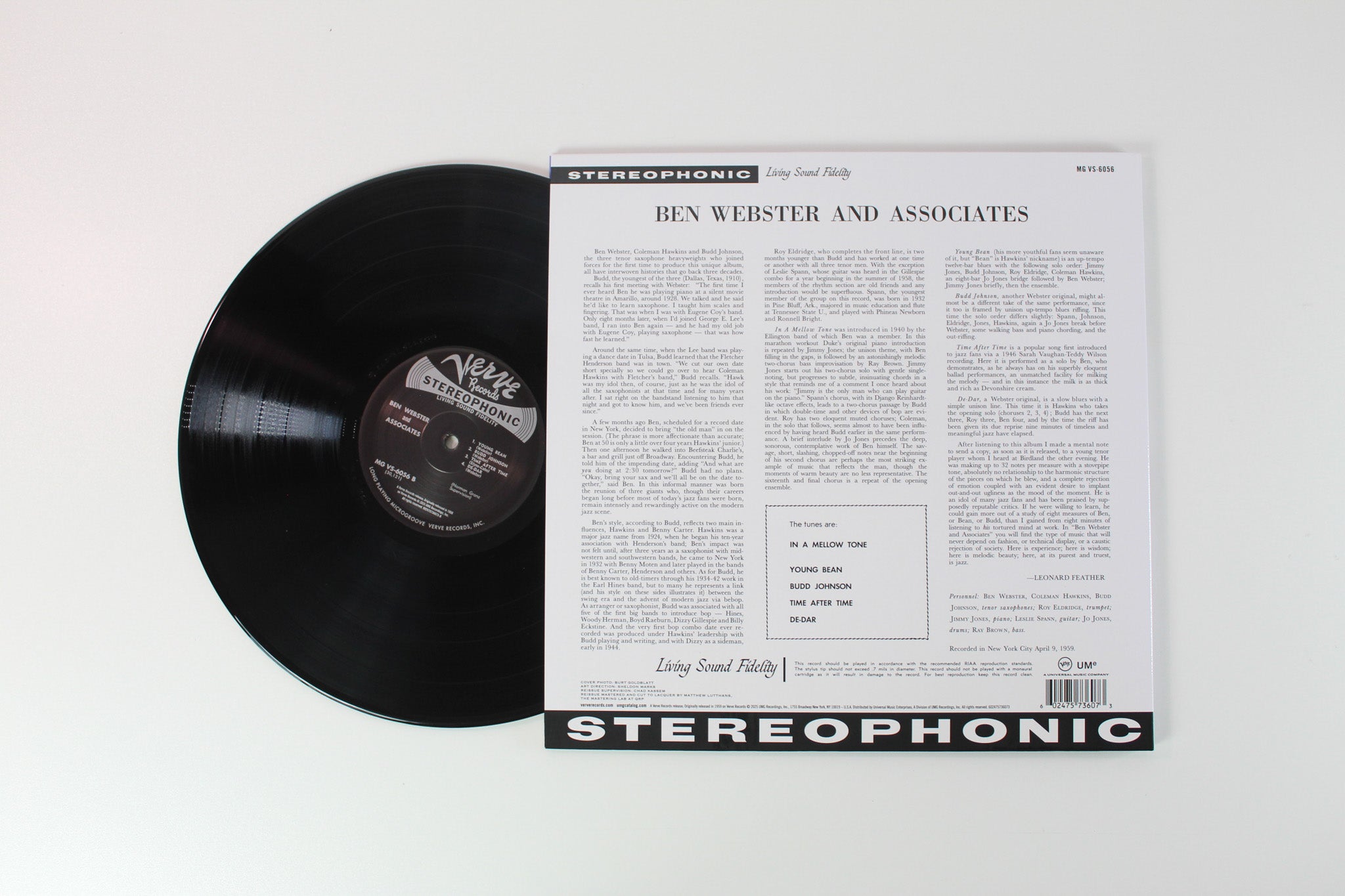 Ben Webster - Ben Webster And Associates on Verve Acoustic Sound Series Reissue